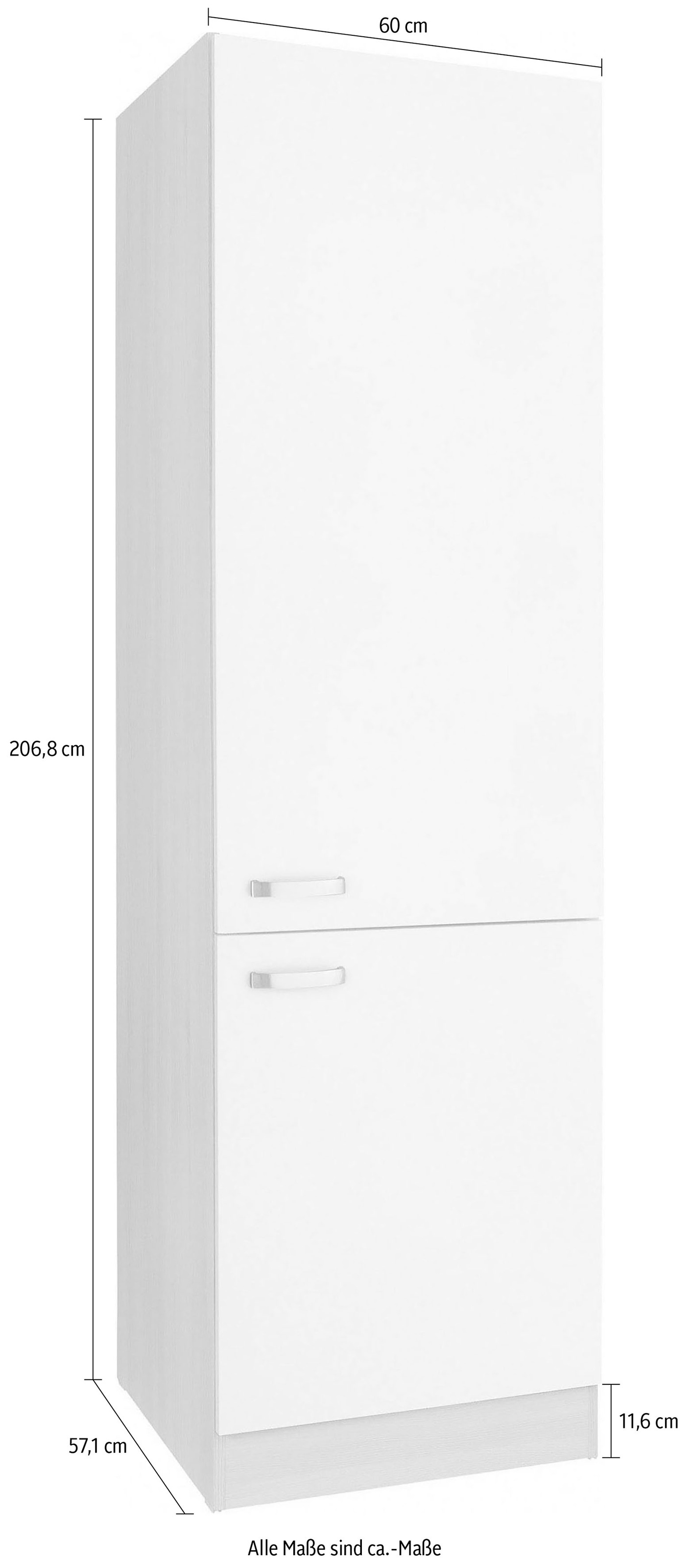 OPTIFIT Hochschrank »Faro«, mit Metallgriffen, Breite 60 cm