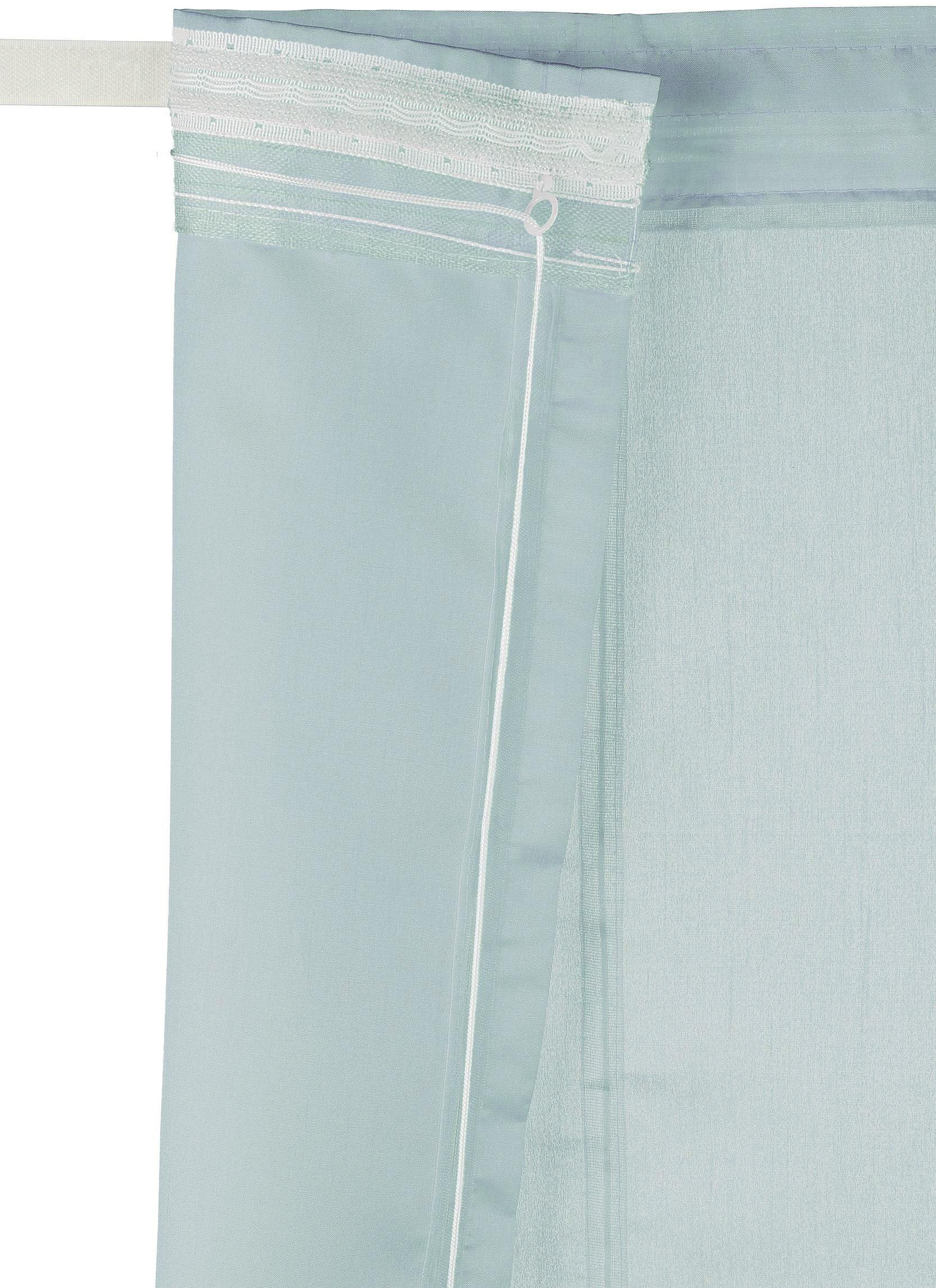 my home Raffrollo online Polyester Klettband, kaufen Halbtransparent, »VENEDIG«, mit