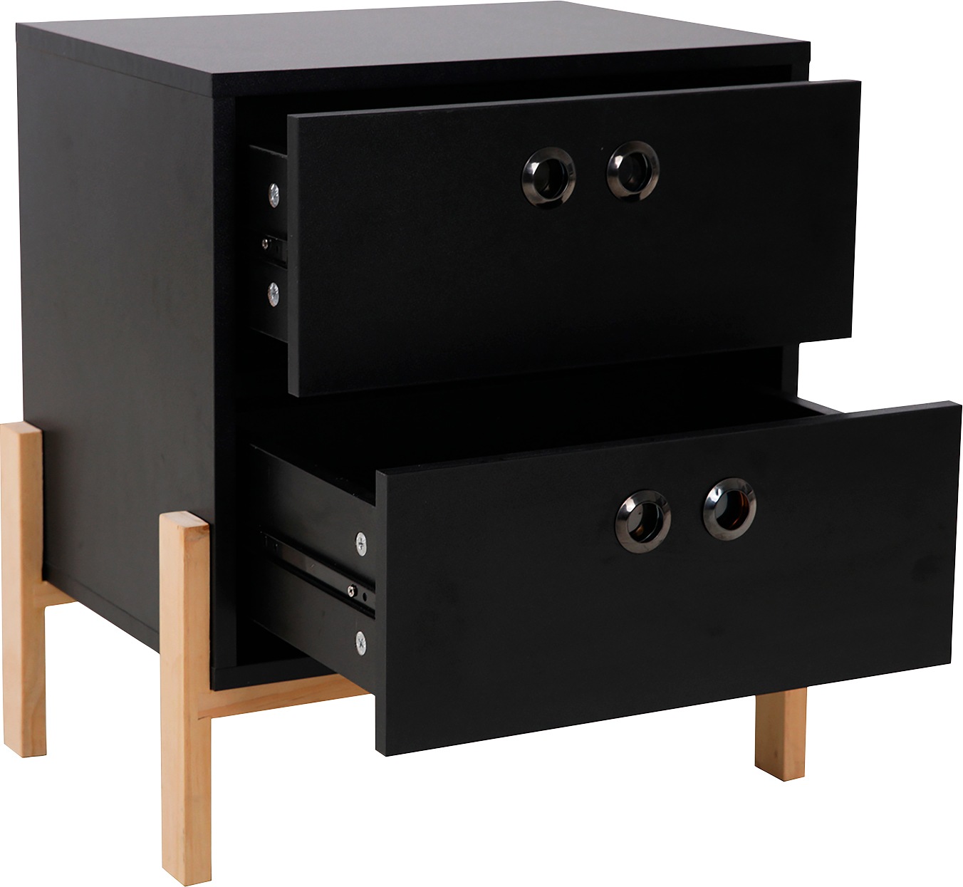 Möbilia Kommode »Melia« Beine aus massiver Pinie