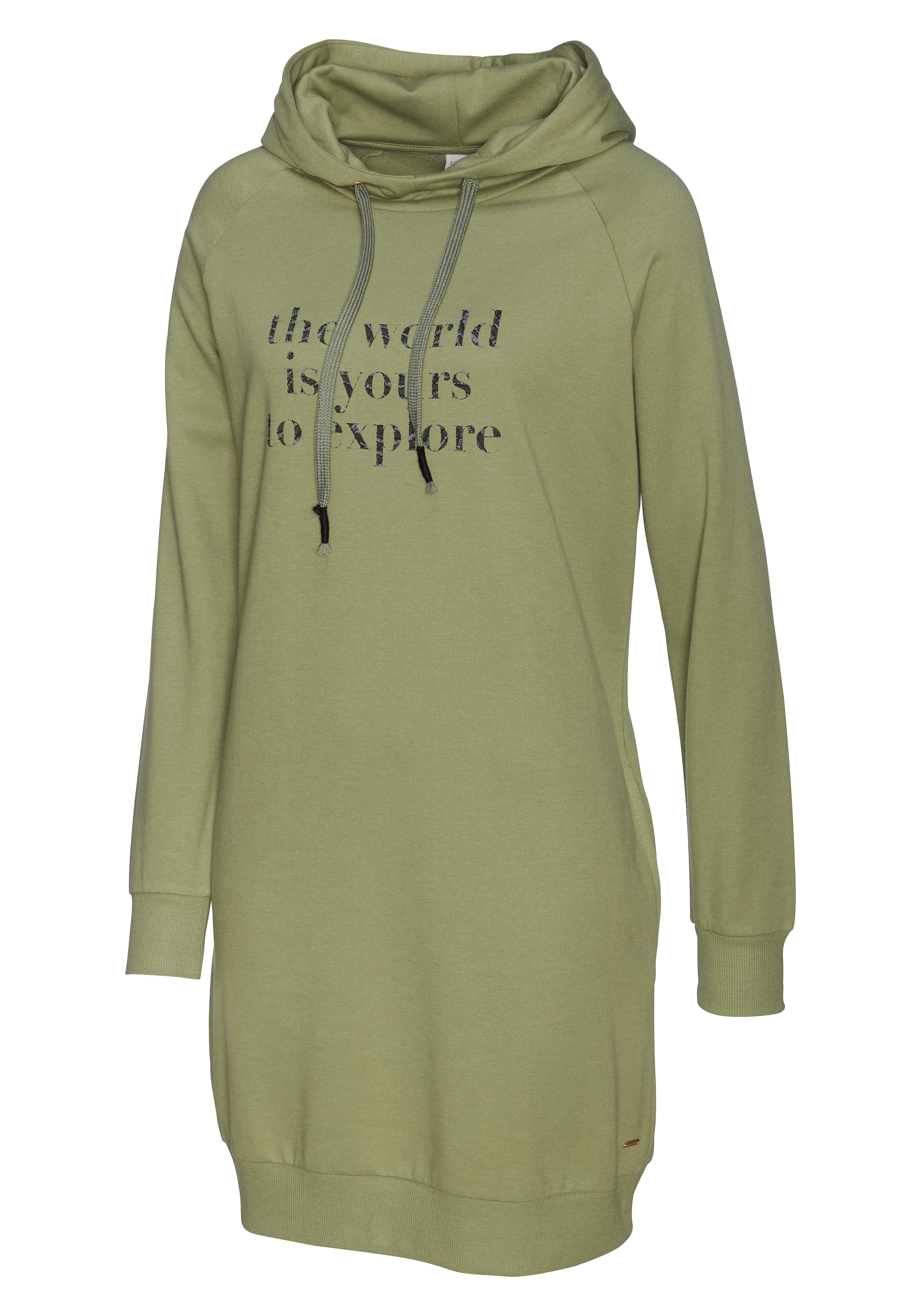 LASCANA Sweatkleid, mit Seitentaschen