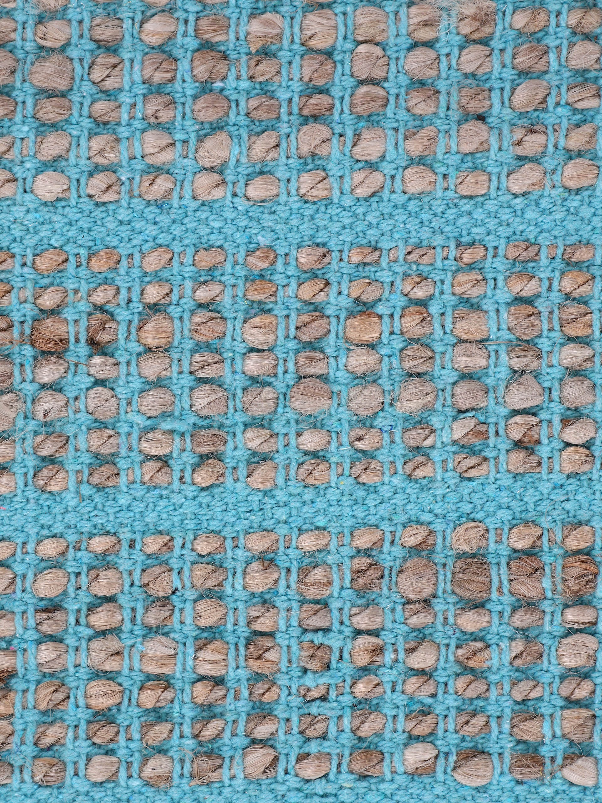 carpetfine Teppich »Lara, auch als Läufer«, rechteckig, 6 mm Höhe, handgearbeitet, Wendeteppich aus 70% Jute/Baumwolle, Wohnzimmer