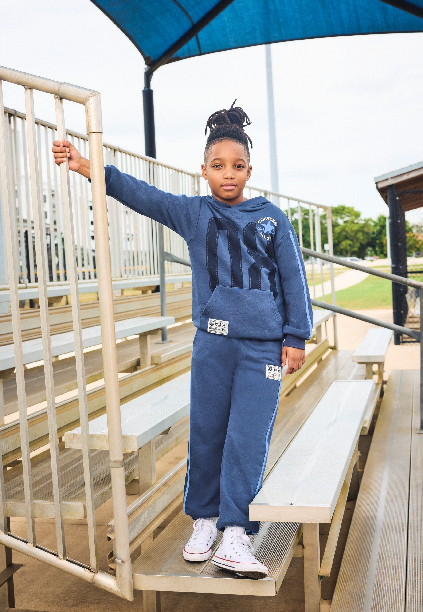 Converse Kapuzensweatshirt »CNVB RETRO REMIX FT PULLOVER«, (1 tlg.), für Kinder