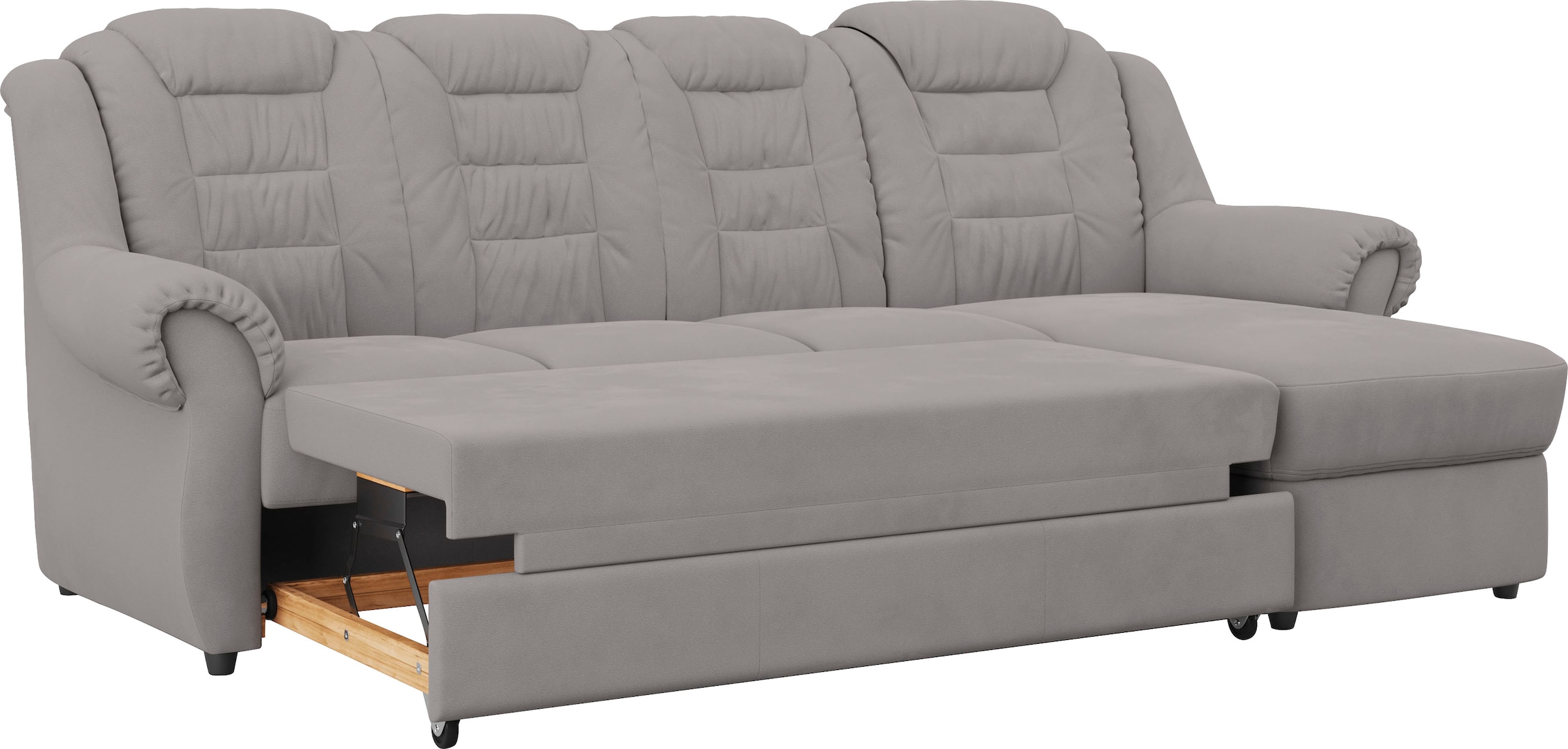 Home affaire Ecksofa »Boston L-Form«, mit hoher Rückenlehne, wahlweise mit Bettfunktion
