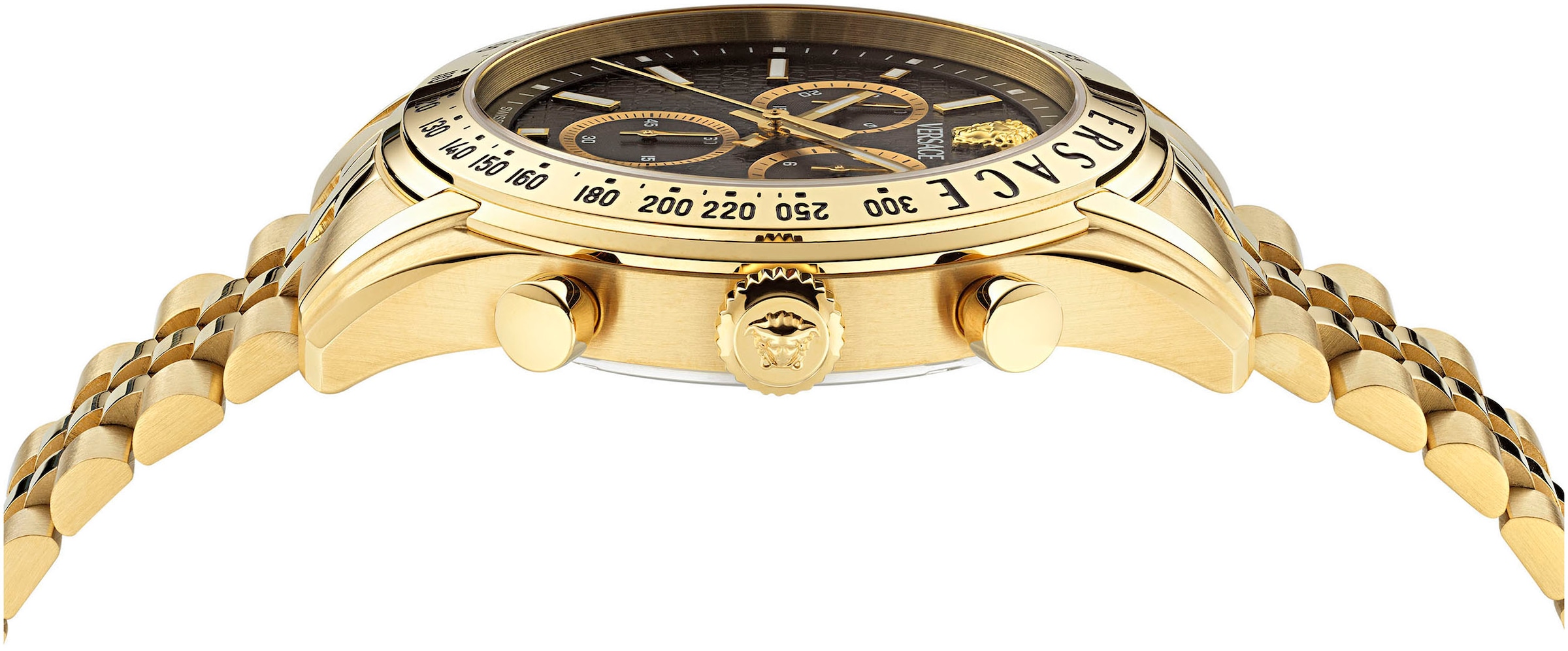 Versace Chronograph »CHRONO MASTER«, Quarzuhr, Armbanduhr, Herrenuhr, Datum, Stoppfunktion, Swiss Made