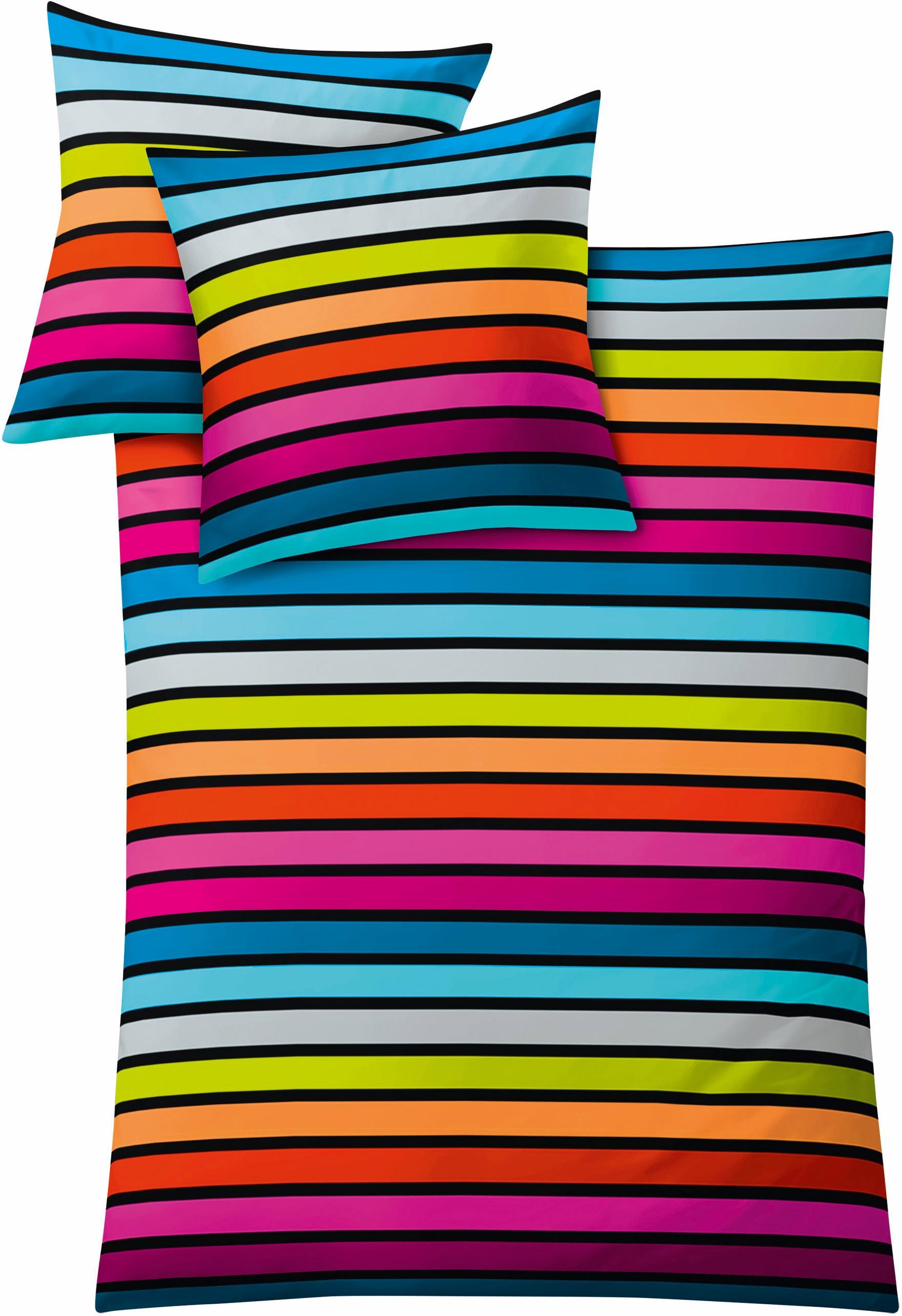 Kleine Wolke Bettwäsche »Rimini« 2 Stk. tlg. mit Streifen