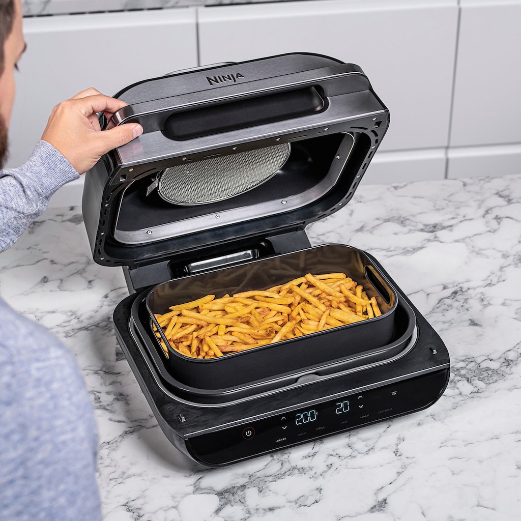 NINJA Heißluftfritteuse »und Grill Foodi MAX AG551EU«, 2460 W