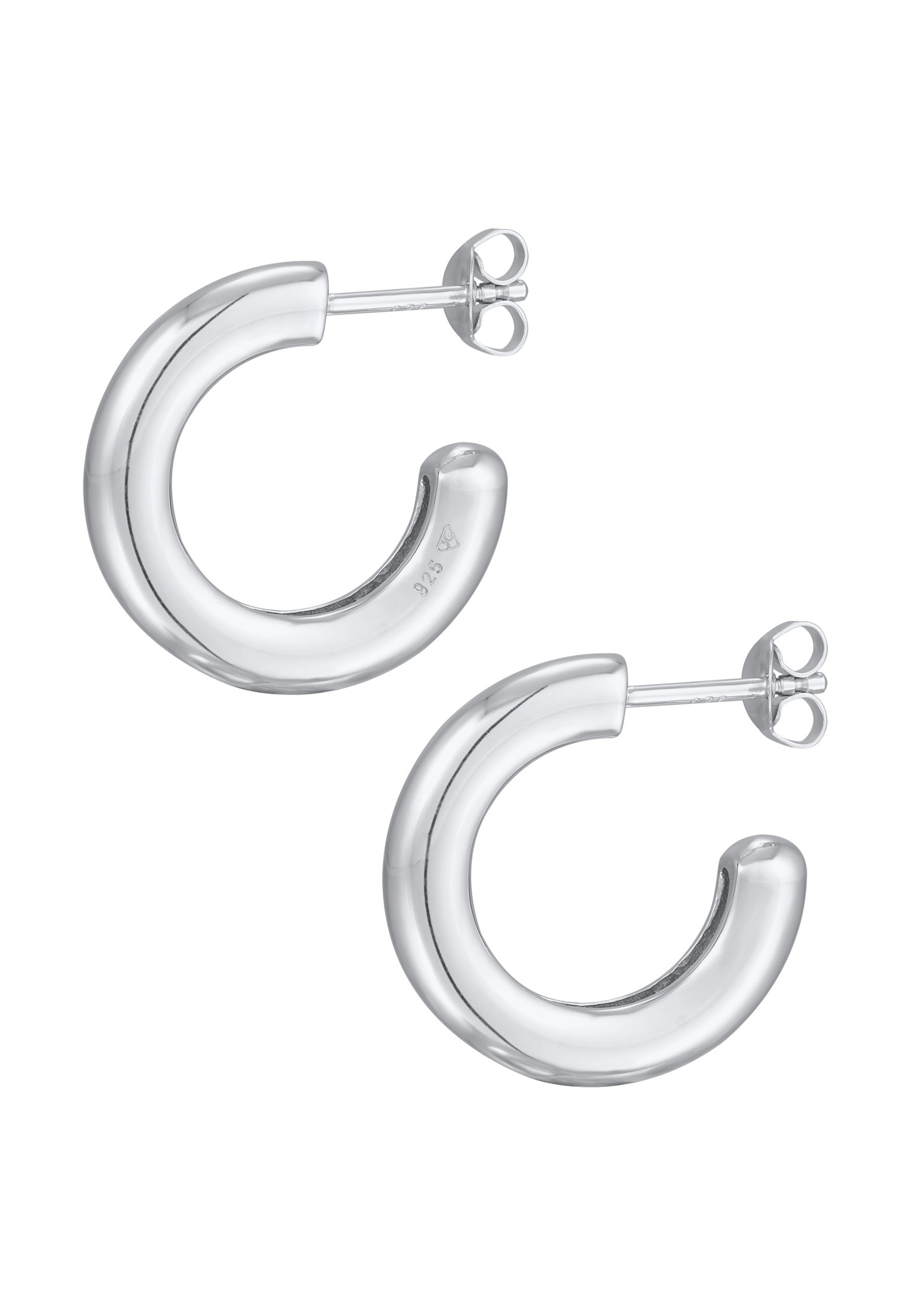 Elli Paar Ohrstecker »Ohrringe Creolen Stecker Basic Klassik 925 Silber«