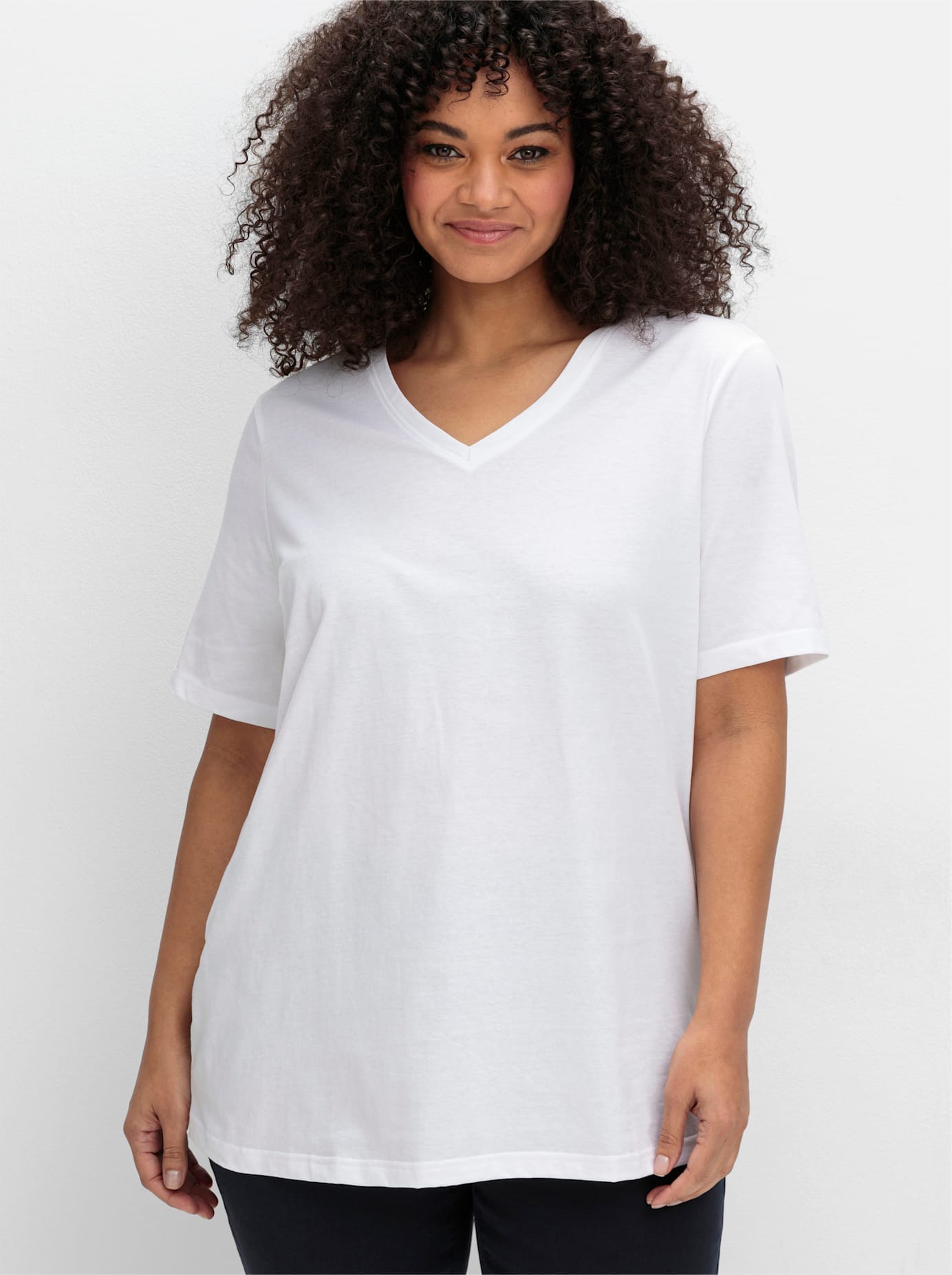 Sheego T-Shirt »T-Shirt«, (1 tlg.)