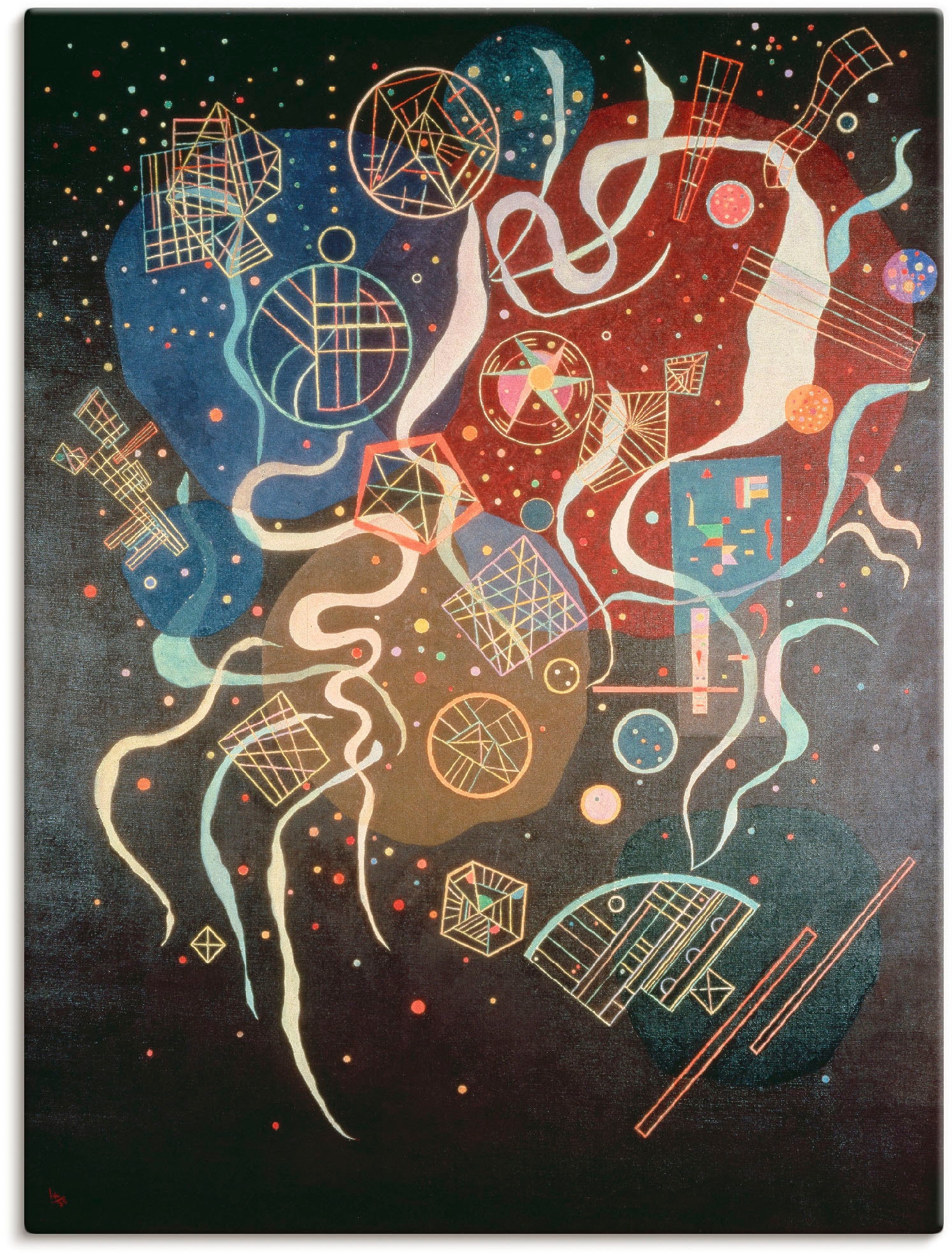 Artland Wandbild »Bewegung Rechnung (1 Muster, 1937«, bestellen auf St.)