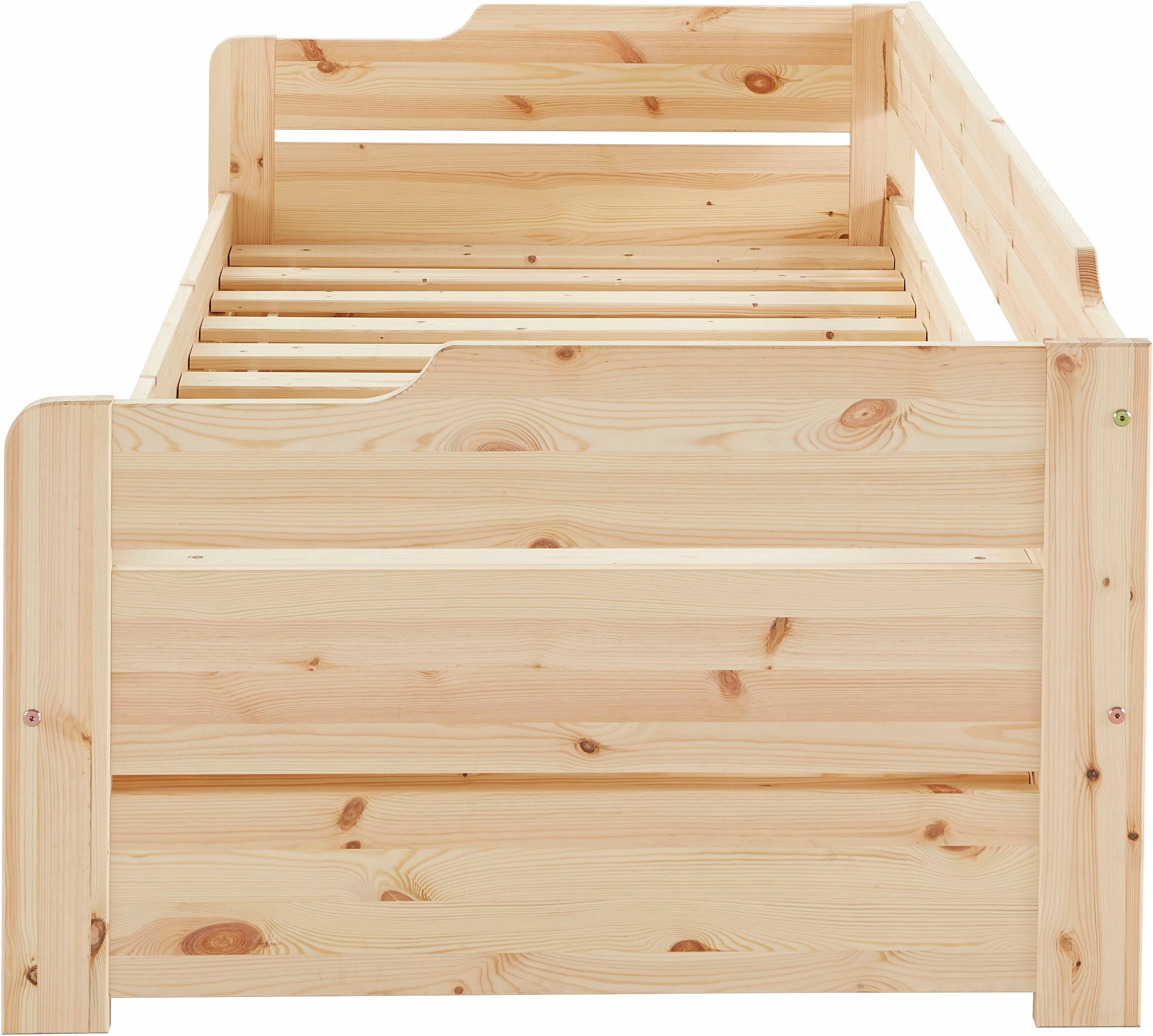 Home affaire Daybett »"REETE " BESTSELLER! Funktionsbett, Kinderbett, inklusive Schubkasten«, (2 Schlafplätze), FSC® zertifiziertes Massivholz (Kiefer), klassischer Landhausstil