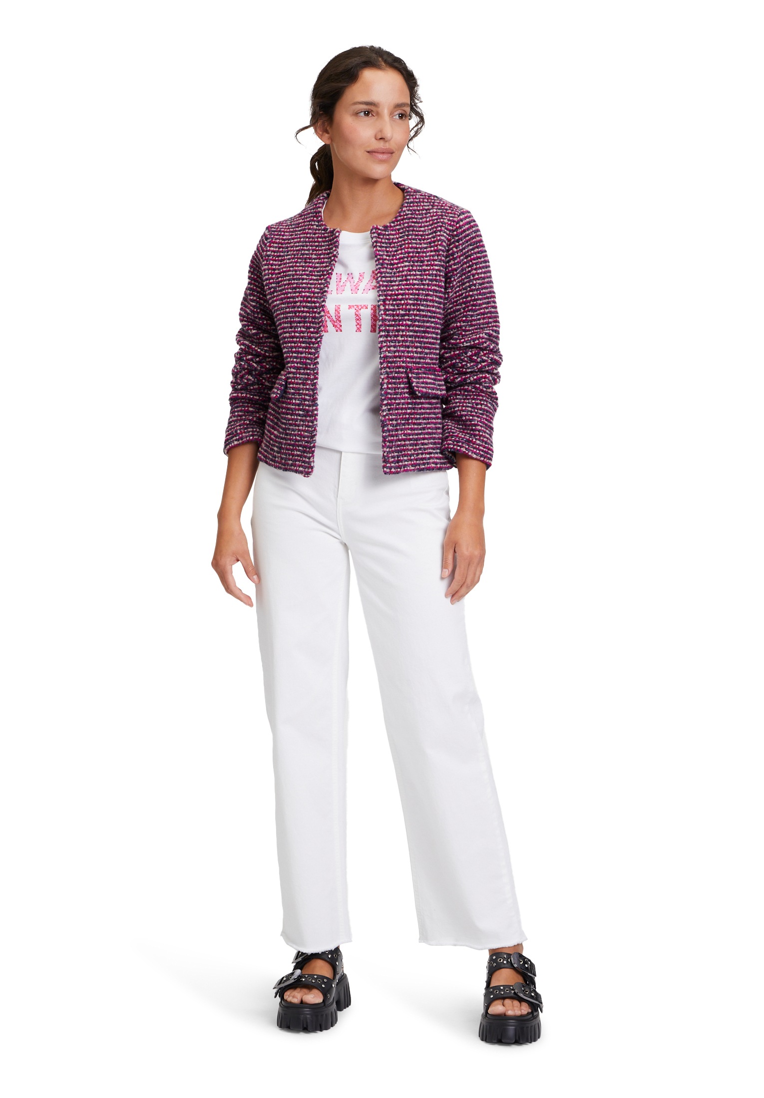 Cartoon Outdoorjacke »Casual-Jacke ohne Verschluss«