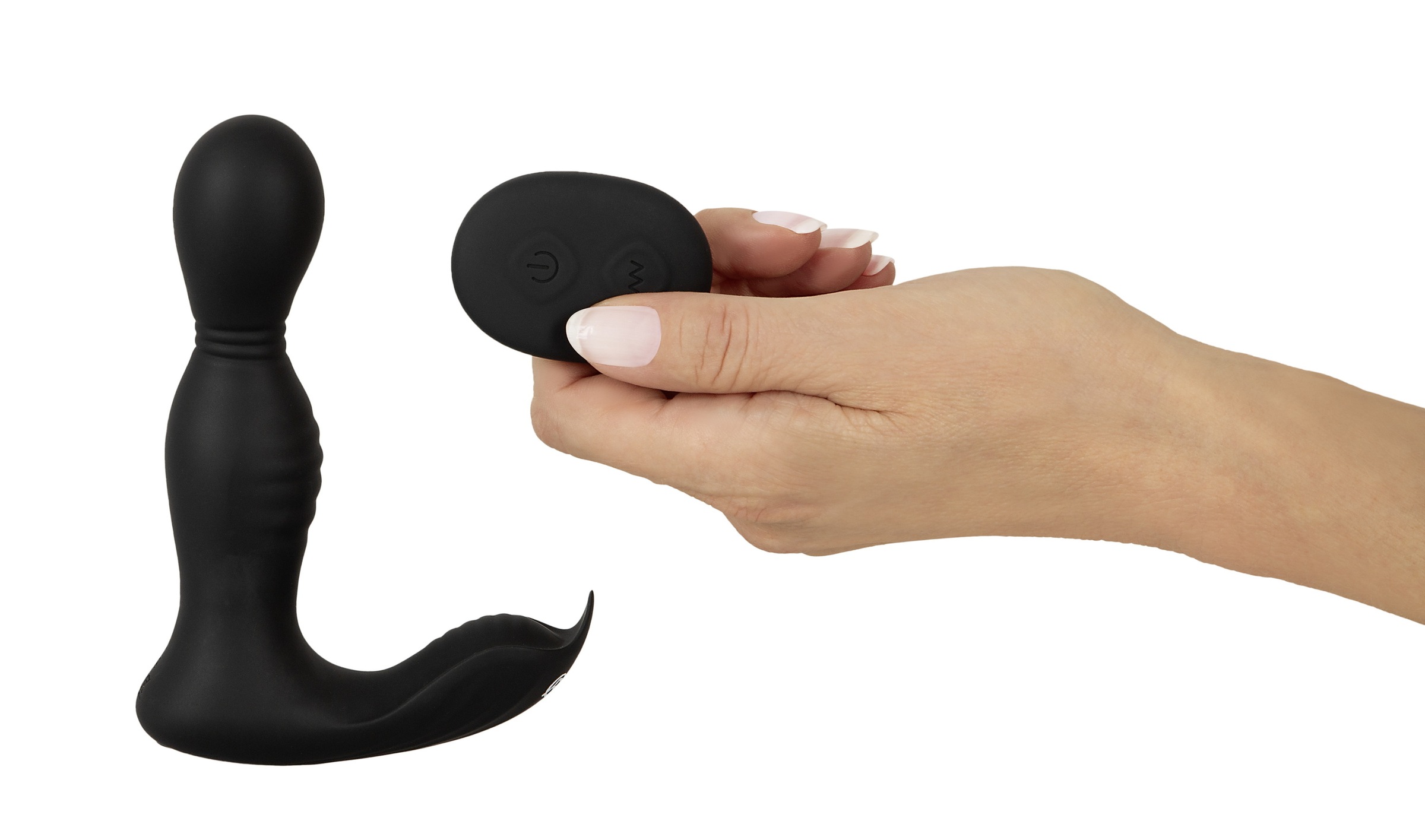 REBEL Anal-Stimulator »Analvibrator RC Butt Plug with 2 Functions« ()