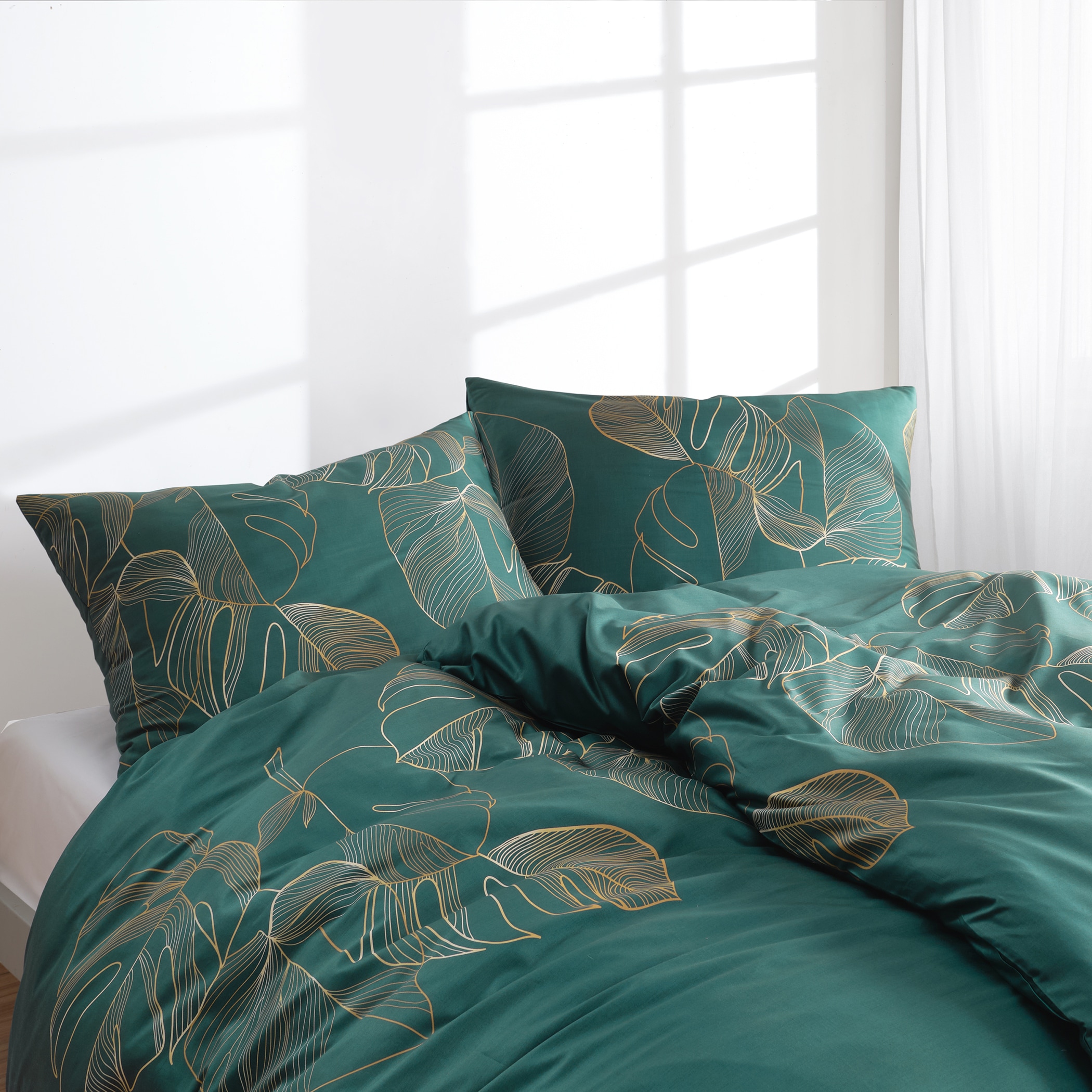 Florella Bettwäsche »»Gisele gold « Edel-Satin,  100% Baumwolle«