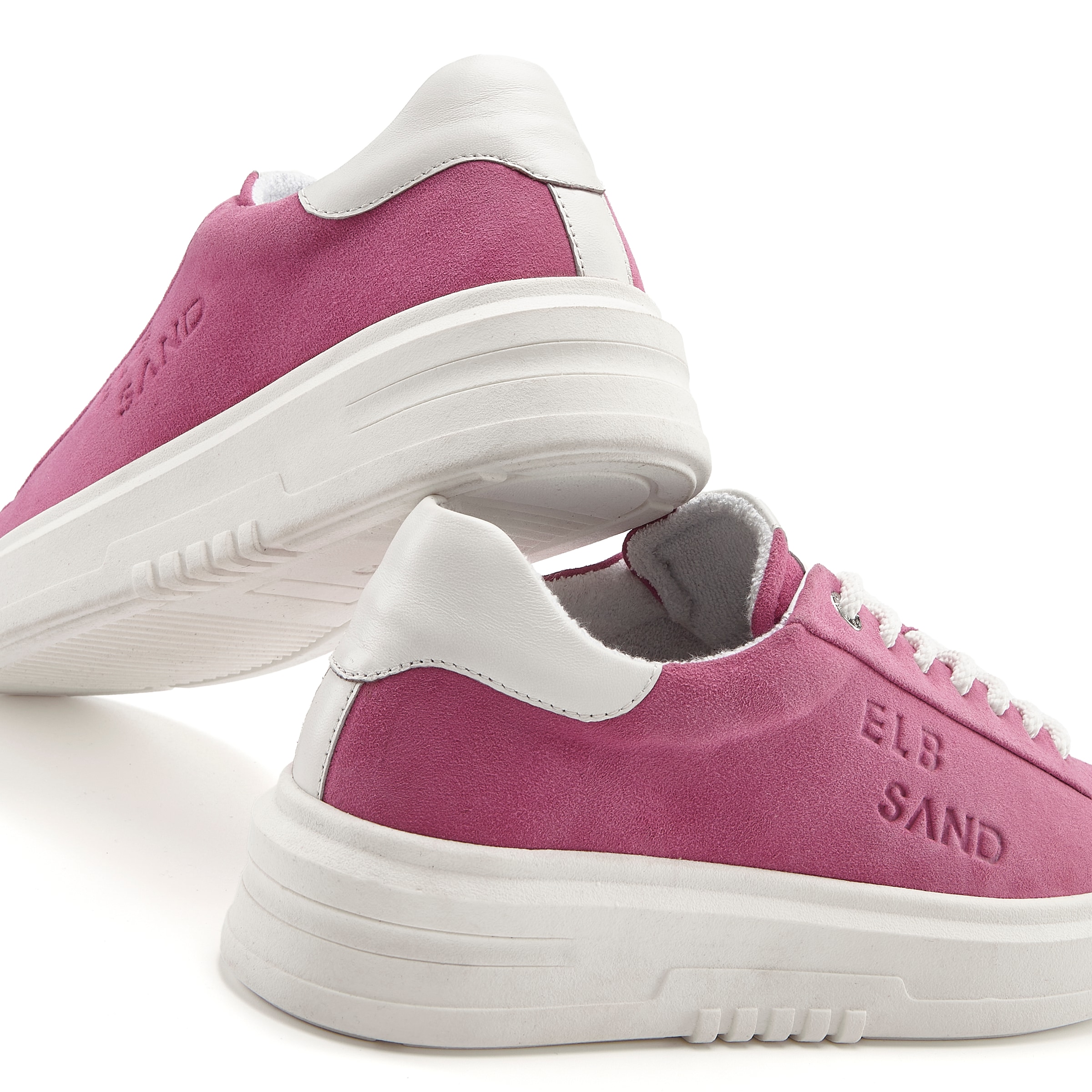 Elbsand Sneaker »Schnürschuh«, Schnürhalbschuh,Freizeitschuh aus Leder mit modischer Plateausohle