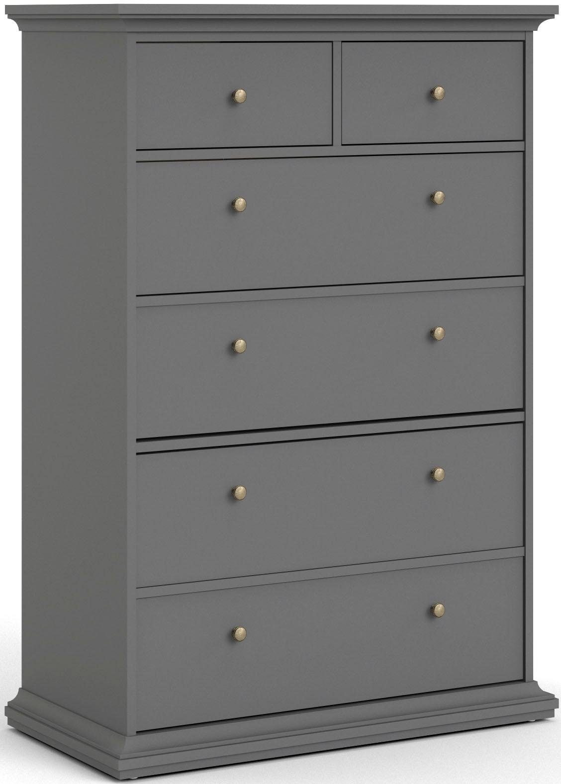 Home affaire Sideboard »Paris« mit vielen Stauraummöglichkeiten und Rahmenoptik, Breite Höhe 140 cm