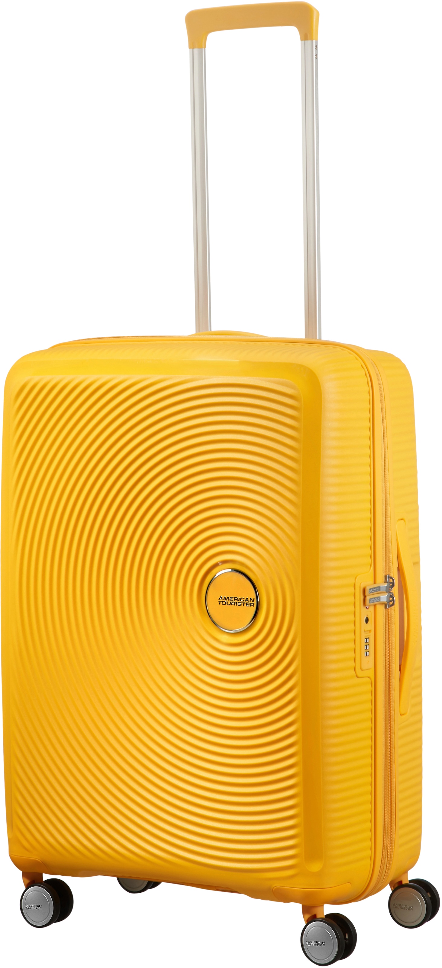 American Tourister® Hartschalen-Trolley »SOUNDBOX, in verschiedenen Farben und Größen«, 4 Rollen, Reisekoffer Trolley Aufgabegepäck TSA-Zahlenschloss Volumenerweiterung