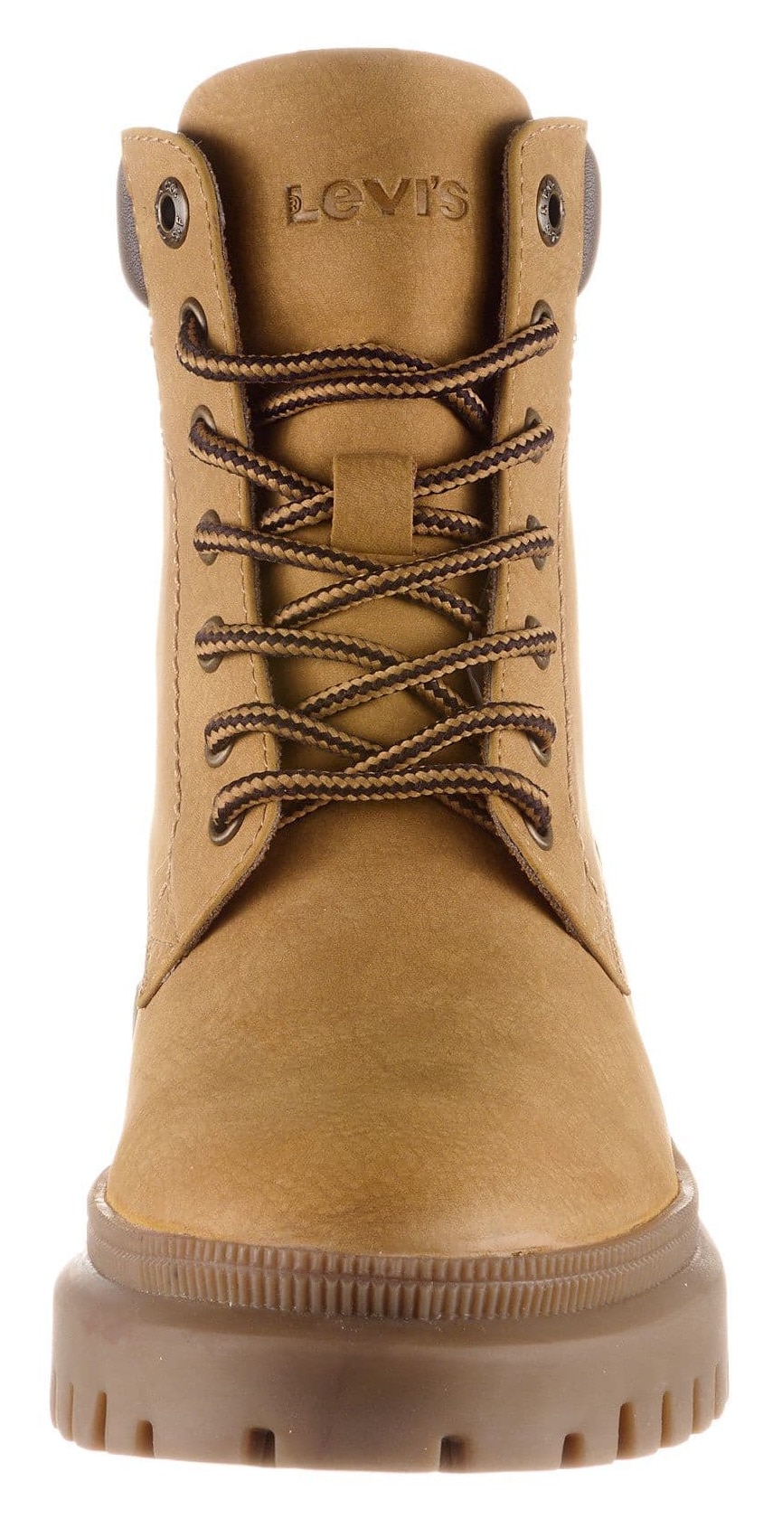 Levi's® Schnürboots »Lennox«, Blockabsatz, Schnürstiefelette, Boots, gepolsterter Schaftrand