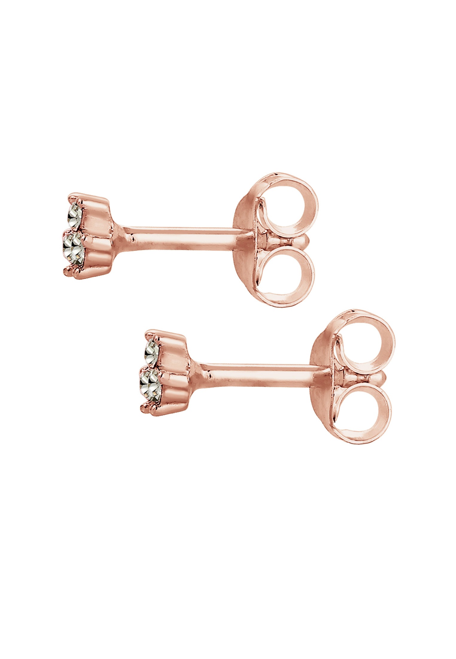 Elli Paar Ohrstecker »Ohrringe Geo Trio Fein Kristalle 925 Silber«