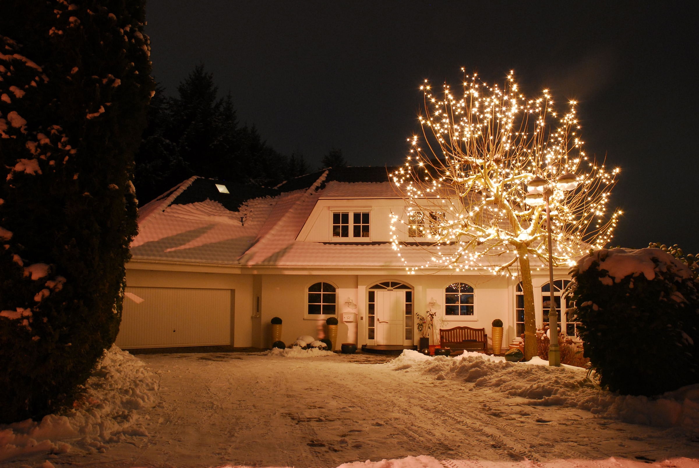 aussen«, 40 LED warm weiße Dioden 40 St.-flammig, bestellen KONSTSMIDE »Weihnachtsdeko Minilichterkette, auf Raten LED-Lichterkette