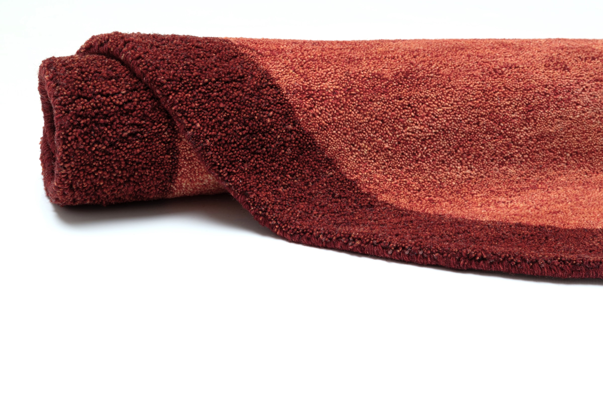 THEKO Wollteppich »Gabbeh Super, Handweb, Teppich, Bordüre, reine Wolle« oval 9 mm Höhe Schlafzimmer, Wohnzimmer, Esszimmer, auch als Läufer, eckig oder rund