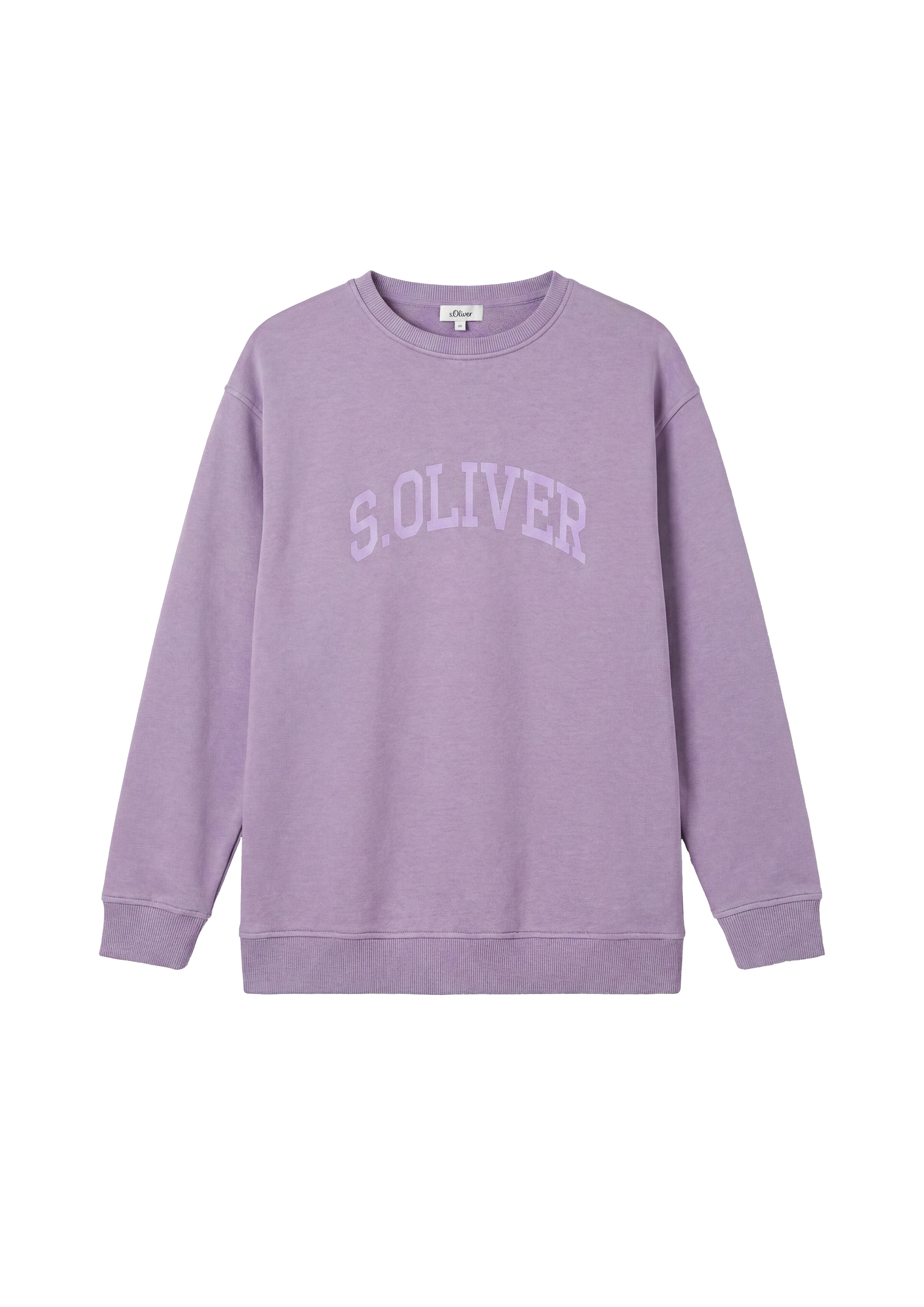 s.Oliver Sweater »s.Oliver X Heidi Klum Logo Sweater Uni«, mit Logo-Print
