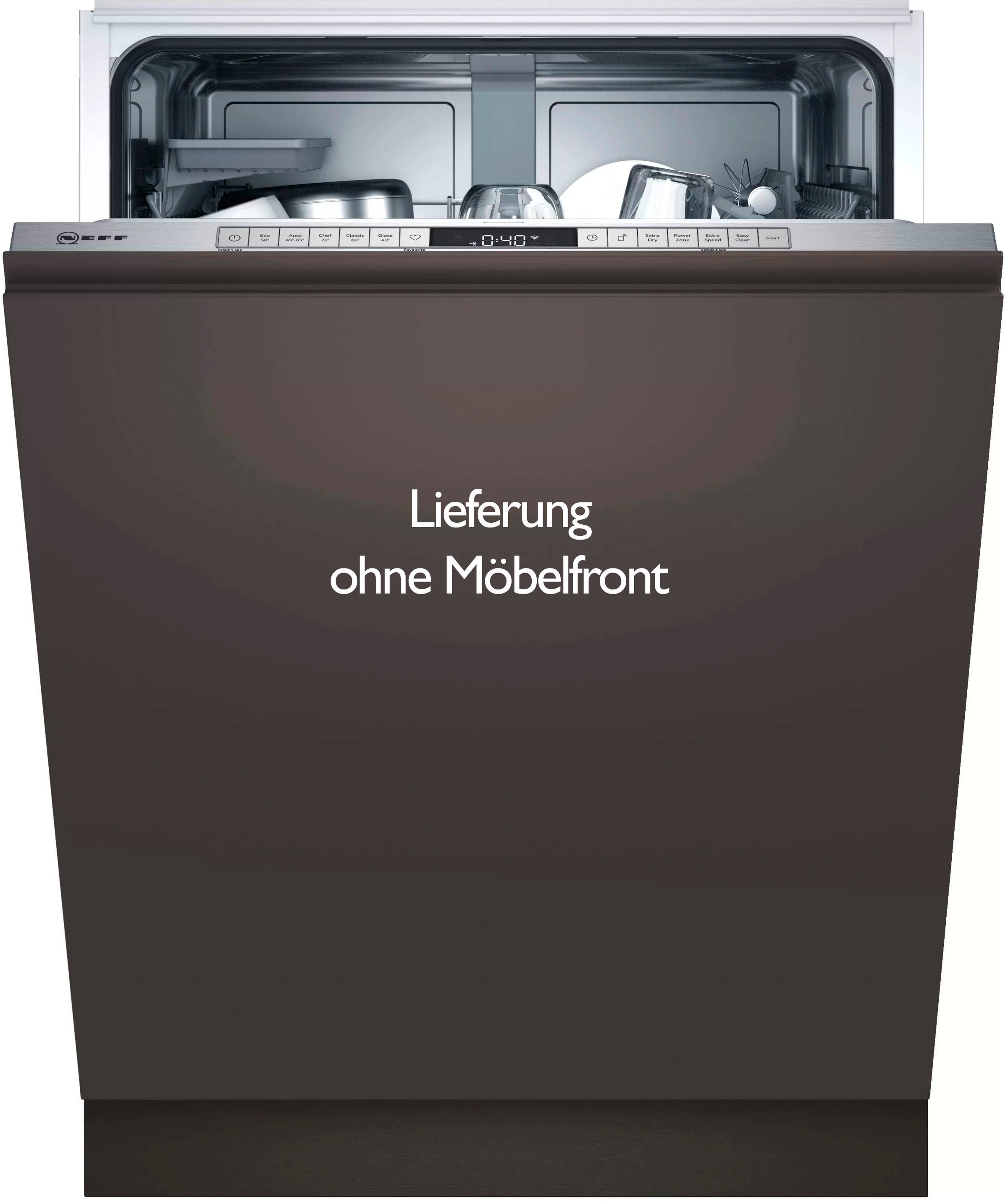 NEFF vollintegrierbarer Geschirrspüler N 50 »S255HAX24E«, 13 Maßgedecke, XXL-Geschirrspüler