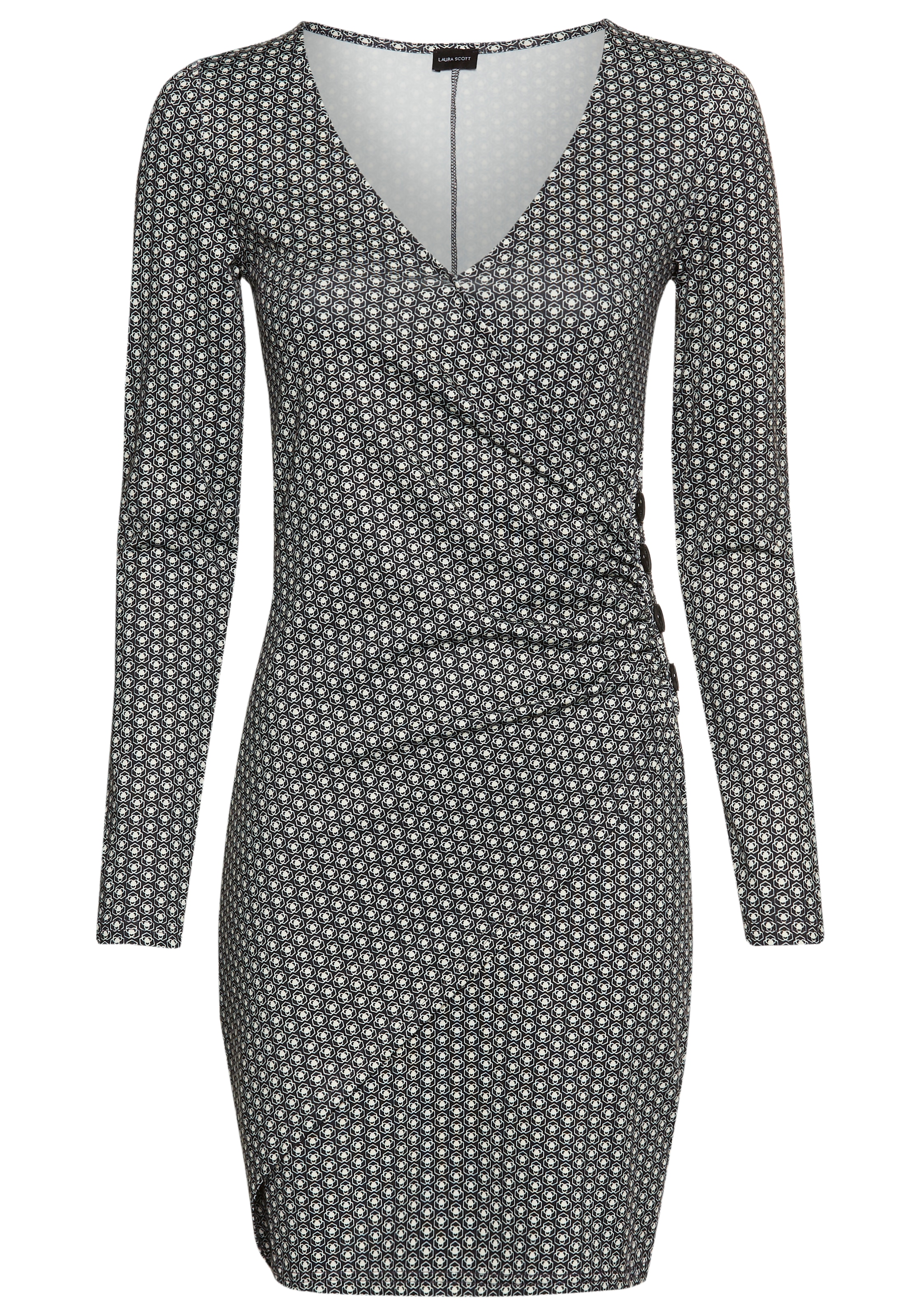 Laura Scott Jerseykleid, mit Wickeleffekt