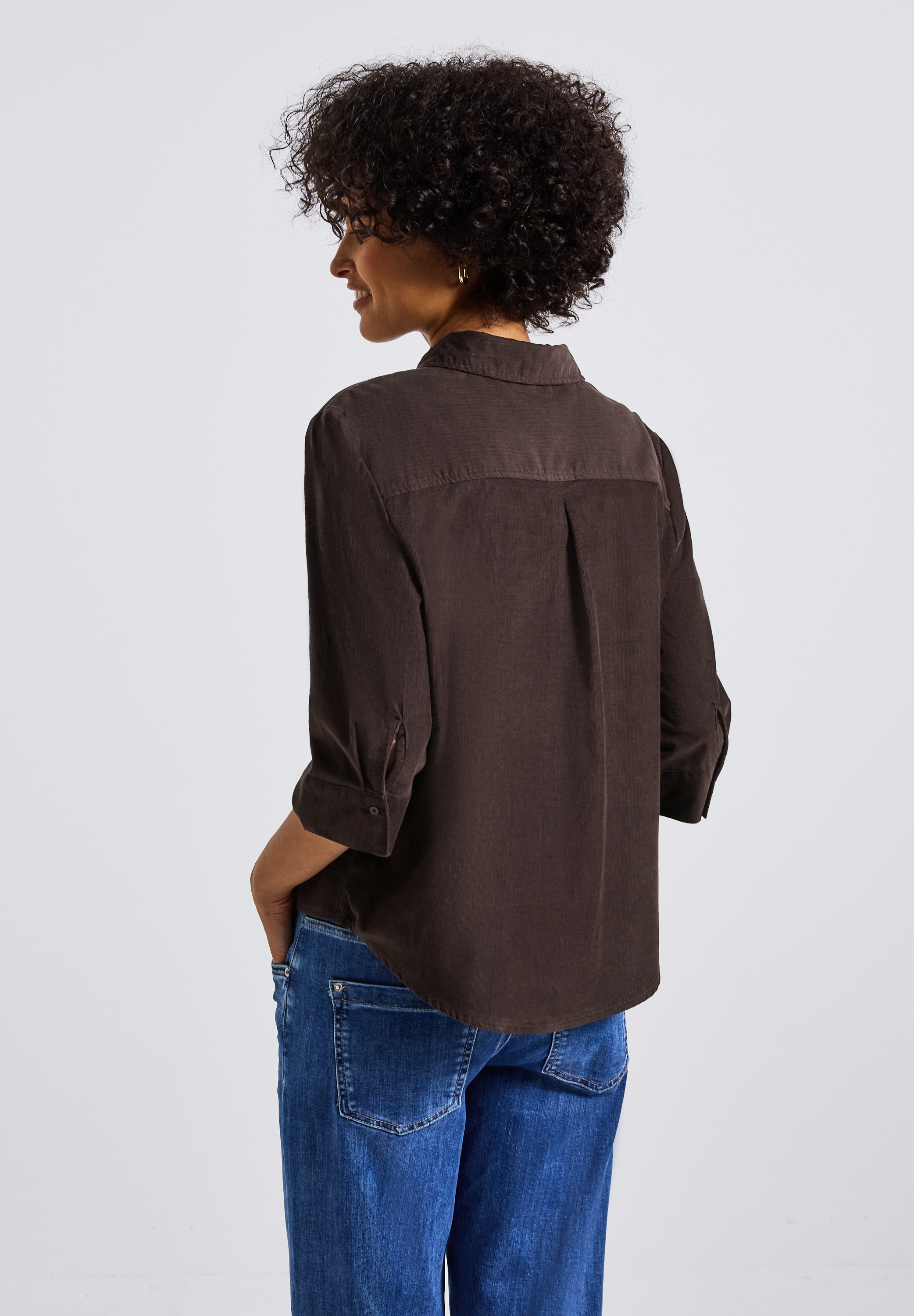 STREET ONE Hemdbluse, mit Bündchen