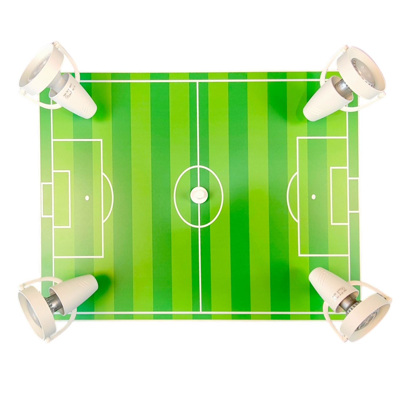 niermann Deckenleuchte »Strahler Fußballfeld, Kinderzimmer, Kinderlampe« GU10 1 Stk. 4 verstellbare Spots, Made in Germany