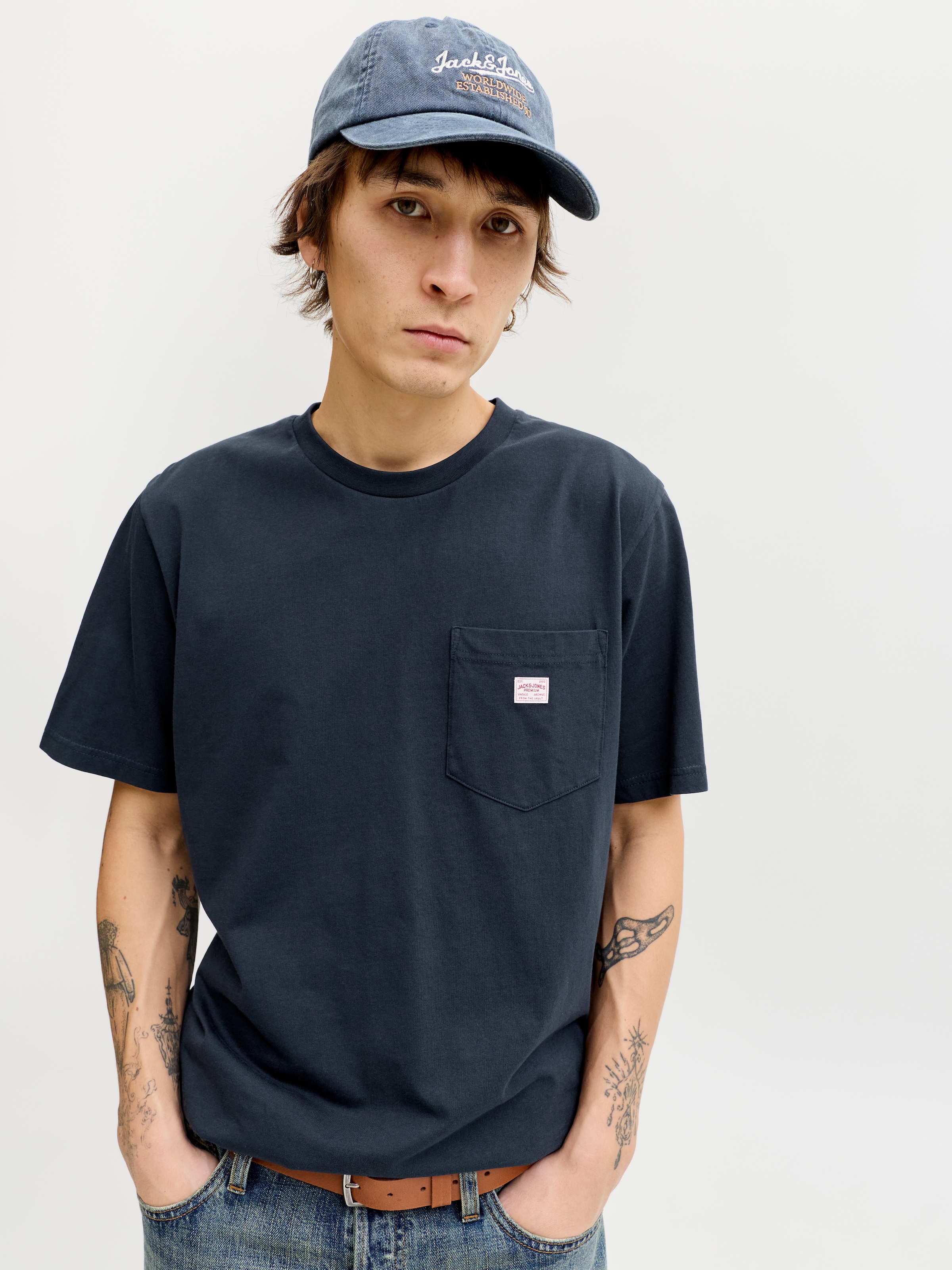 Jack & Jones Kurzarmshirt »JPRBLUCALEB SS TEE SN«