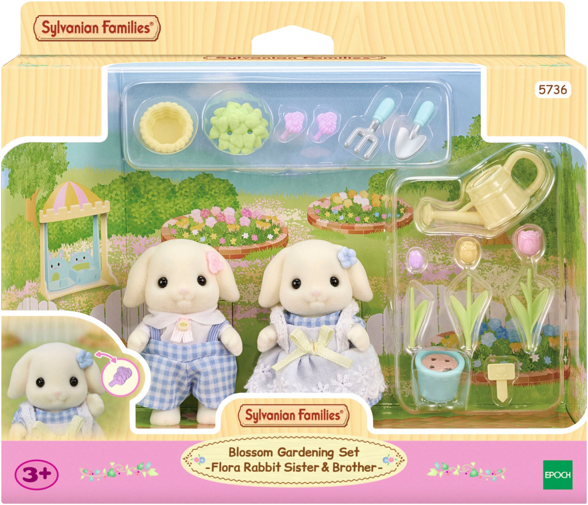 Sylvanian Families Spielwelt »Blumen- und Garten-Spielset mit Figuren (5736)«