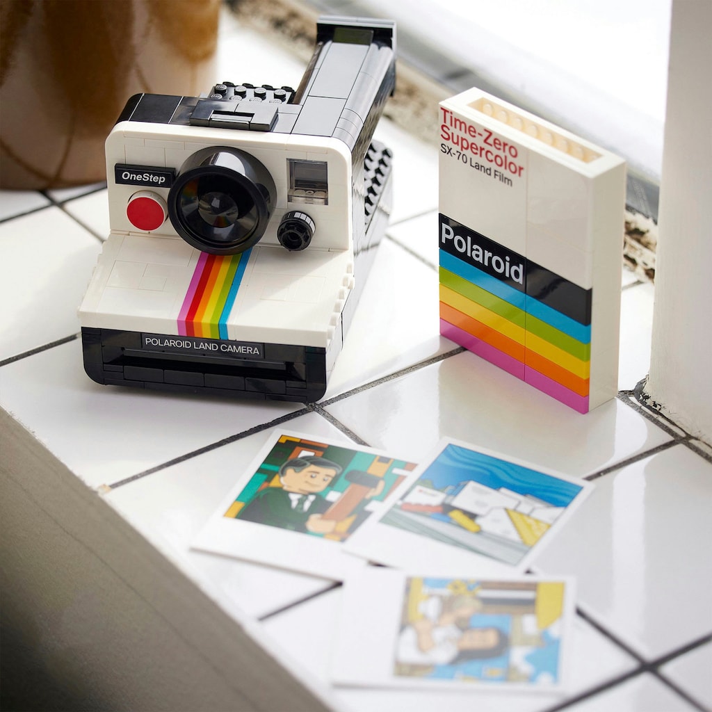 LEGO® Konstruktionsspielsteine »Polaroid OneStep SX-70 Sofortbildkamera (21345), LEGO Ideas«, (516 St.)