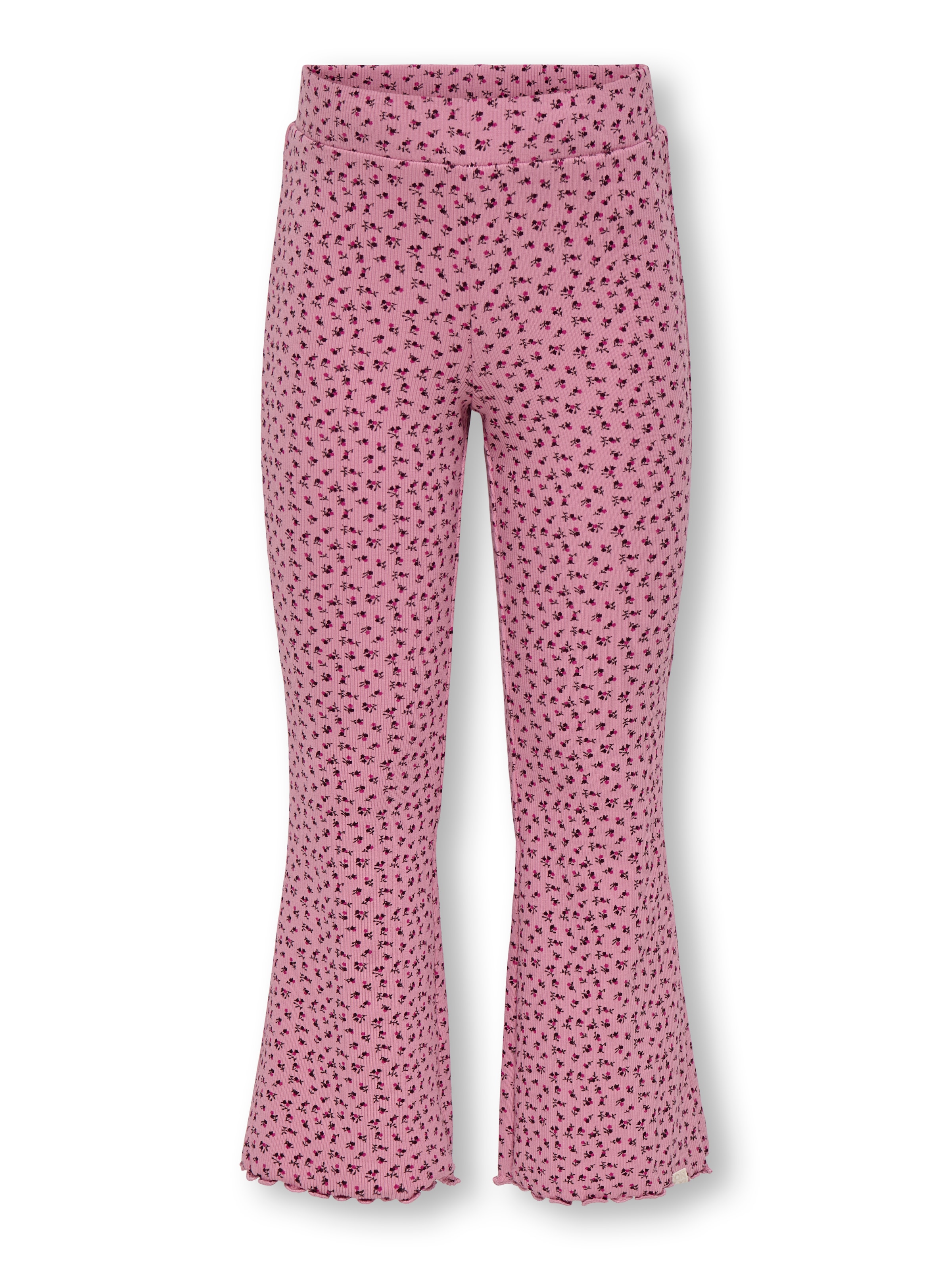 KIDS ONLY Leggings »KMGTRINNY LIFE AOP FLARED LEGGINS VD JRS«  Baumwollmischung, figurbetont