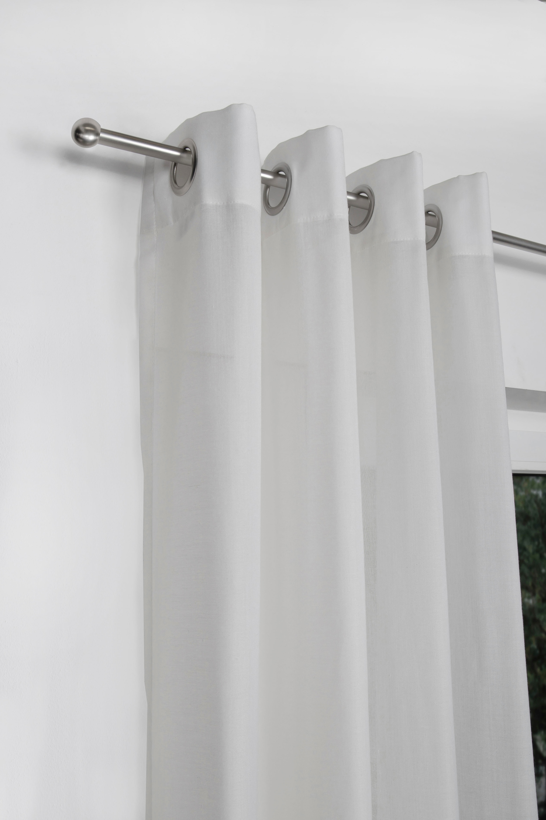 mydeco Gardinenstange »Ball« Ø 16 mm 1 läufig-läufig Fixmaß