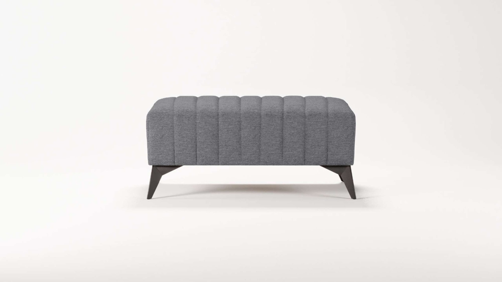 Places of Style Polsterhocker »MATTHEW Sitzhocker, Maße B/T/H: B/T/H: 90/60/43 cm«, Steppung