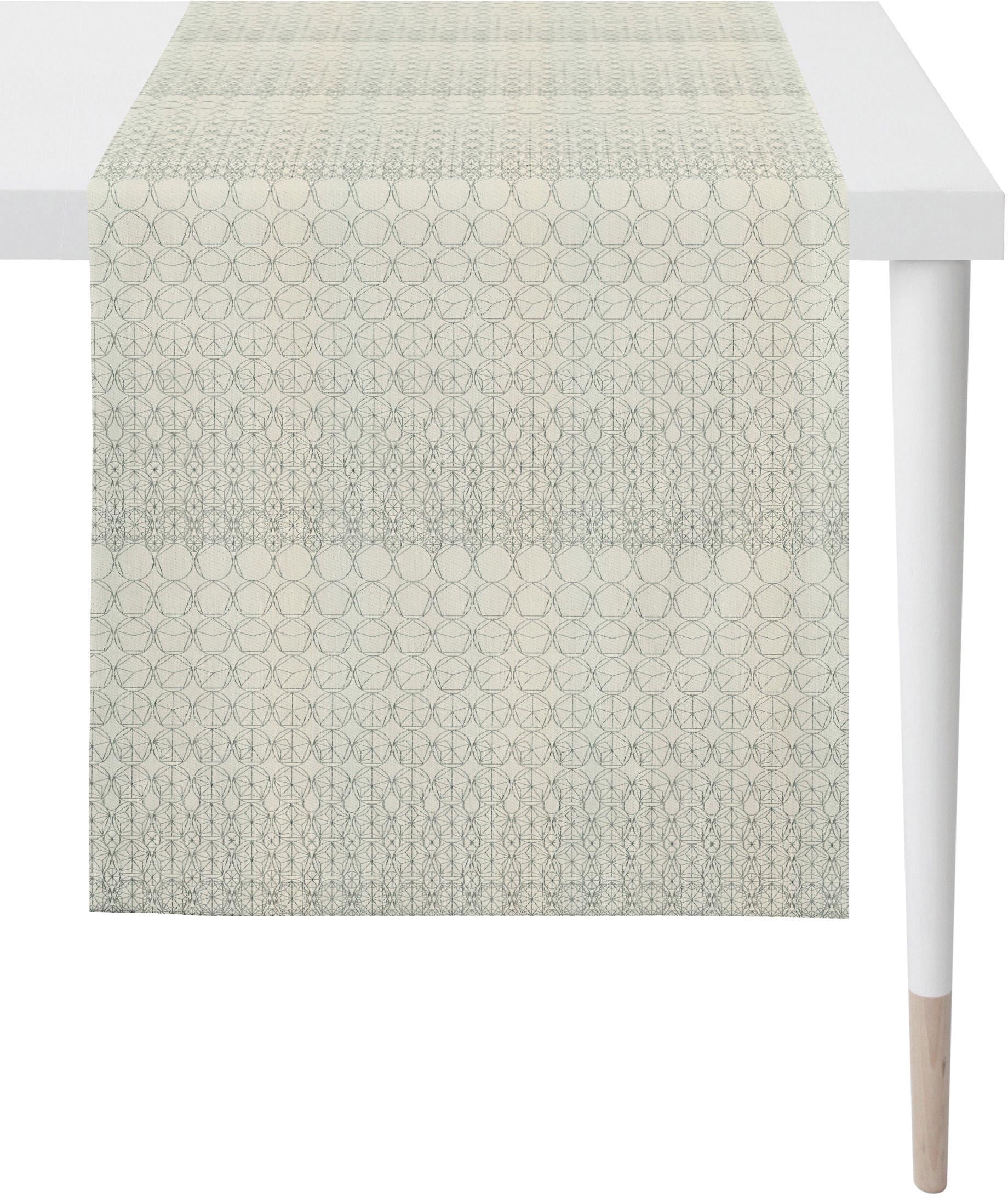 APELT Tischläufer "1308 Loft Style, Jacquard" Fleckschutz