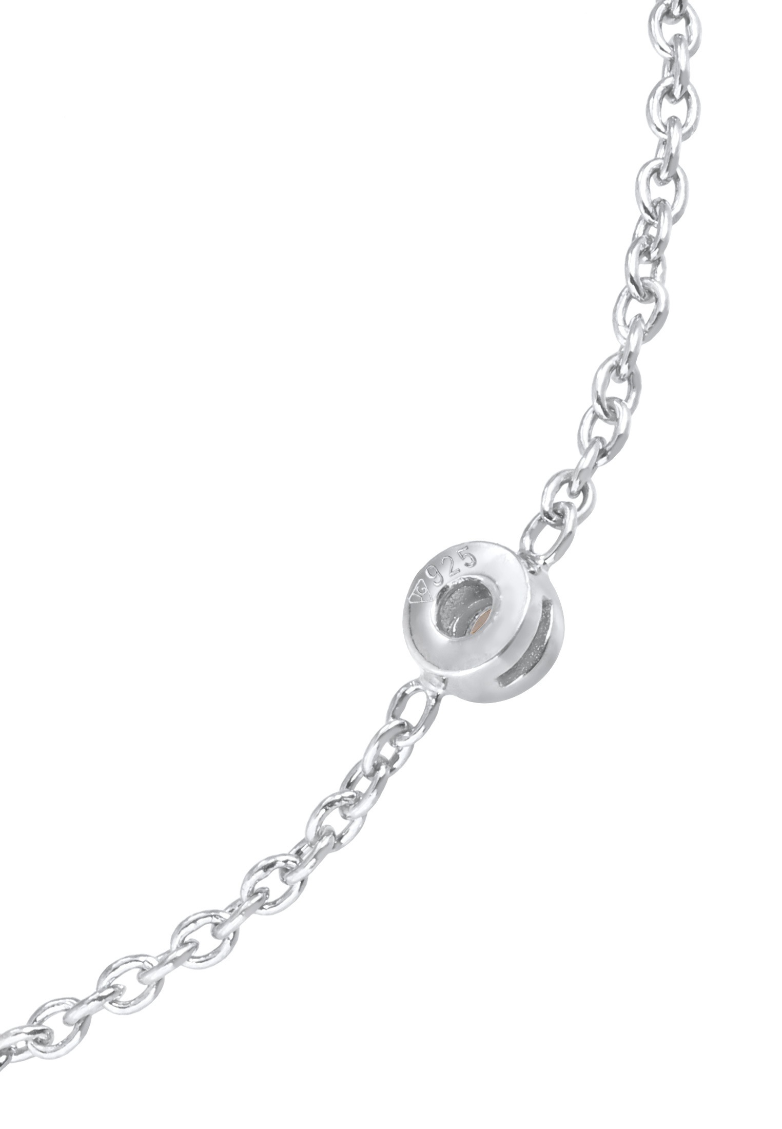 Elli DIAMONDS Armkette »Armband Solitär Diamant Salt Pepper (0.11 ct.) 925 Silber«