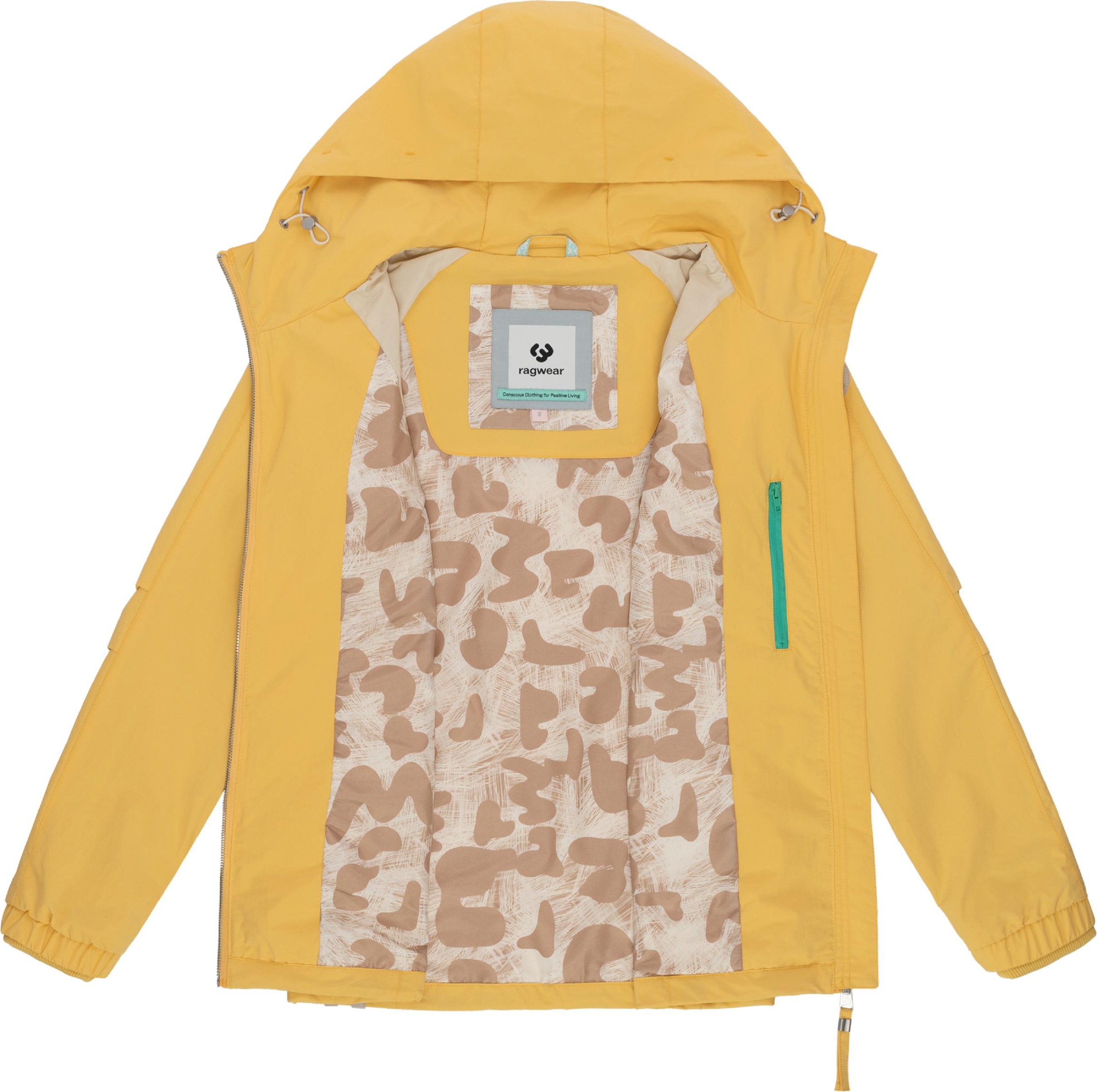 Ragwear Funktionsjacke »Funktionsjacke Dizzea« mit Kapuze Wasserdichte und atmungsaktive Übergangsjacke