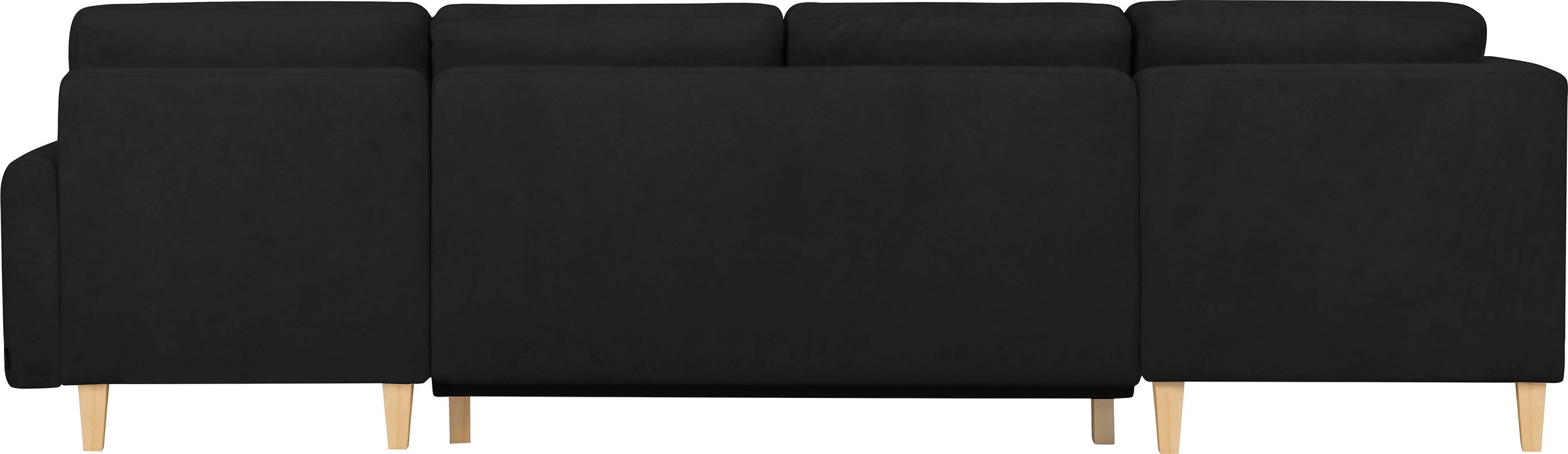 Home affaire Wohnlandschaft »TRIPLO U-Form wahlweise mit Schlaffunktion, B/T/H: 310/192/90 cm« Schlafsofa, auch mit Bettkasten, Steppung im Rückenkissen