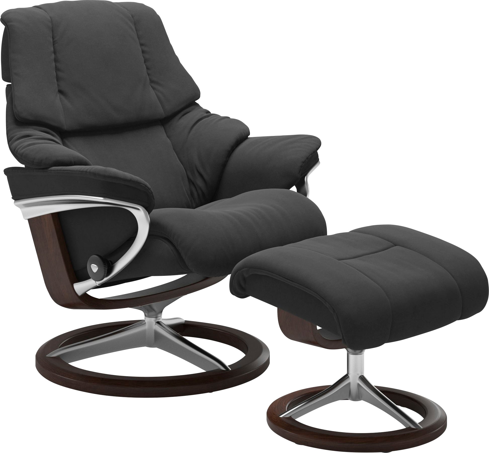 Stressless® Relaxsessel »Reno« mit Signature Base, Größe S, M & L, Gestell Braun