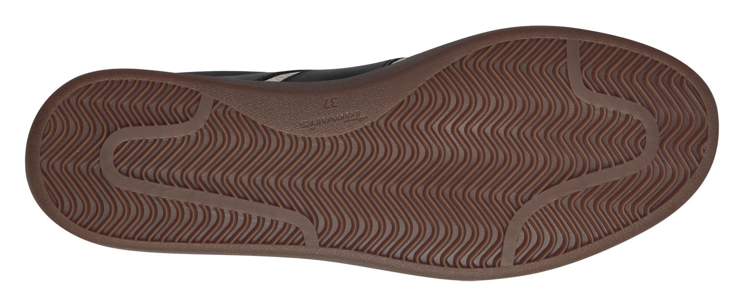 Tamaris Plateausneaker, Freizeitschuh, Halbschuh, Schnürschuh mit gepolstertem Schaftrand