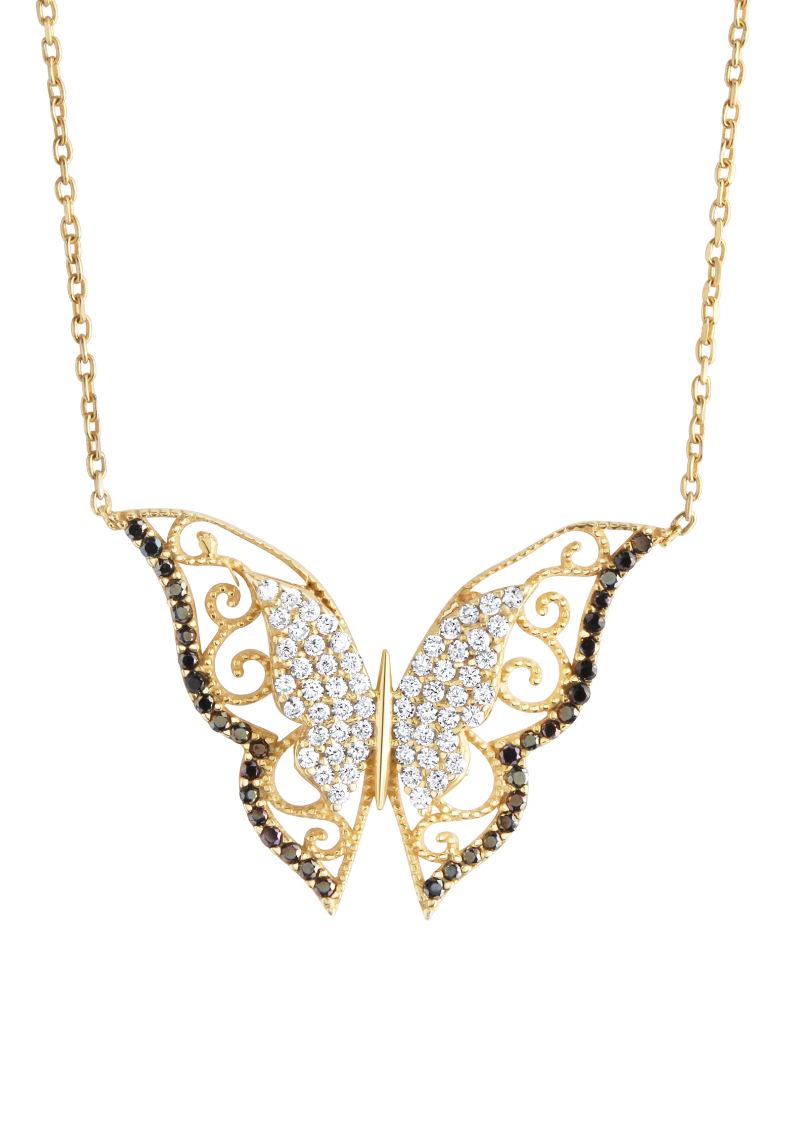 Firetti Kette mit Anhänger »Schmetterling«, mit Zirkonia (synth.) kaufen