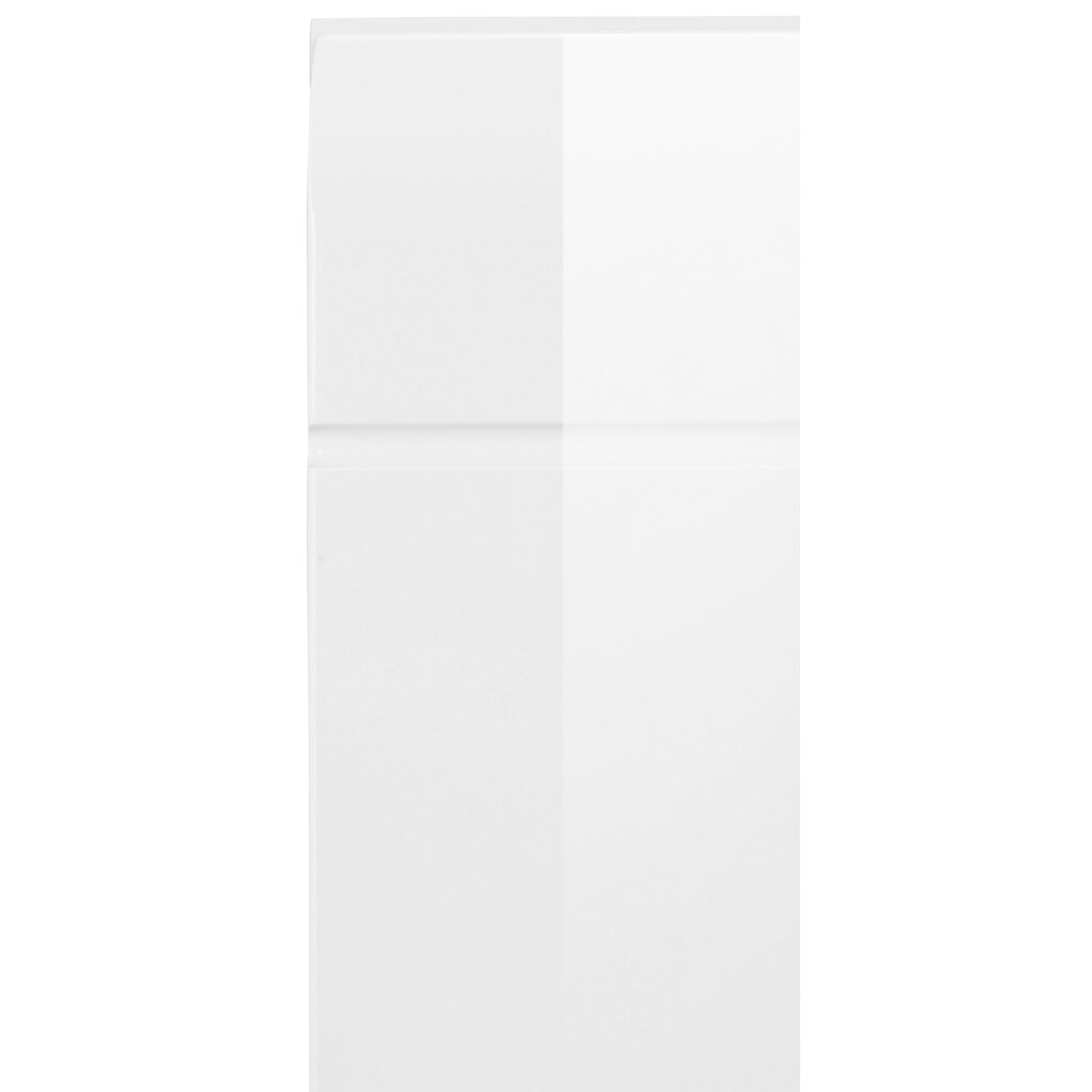 trendteam Hochschrank »Skin«, Höhe 182 cm, Badezimmerschrank mit Fronten in Hochglanz- oder Holzoptik, mit Schubkasten