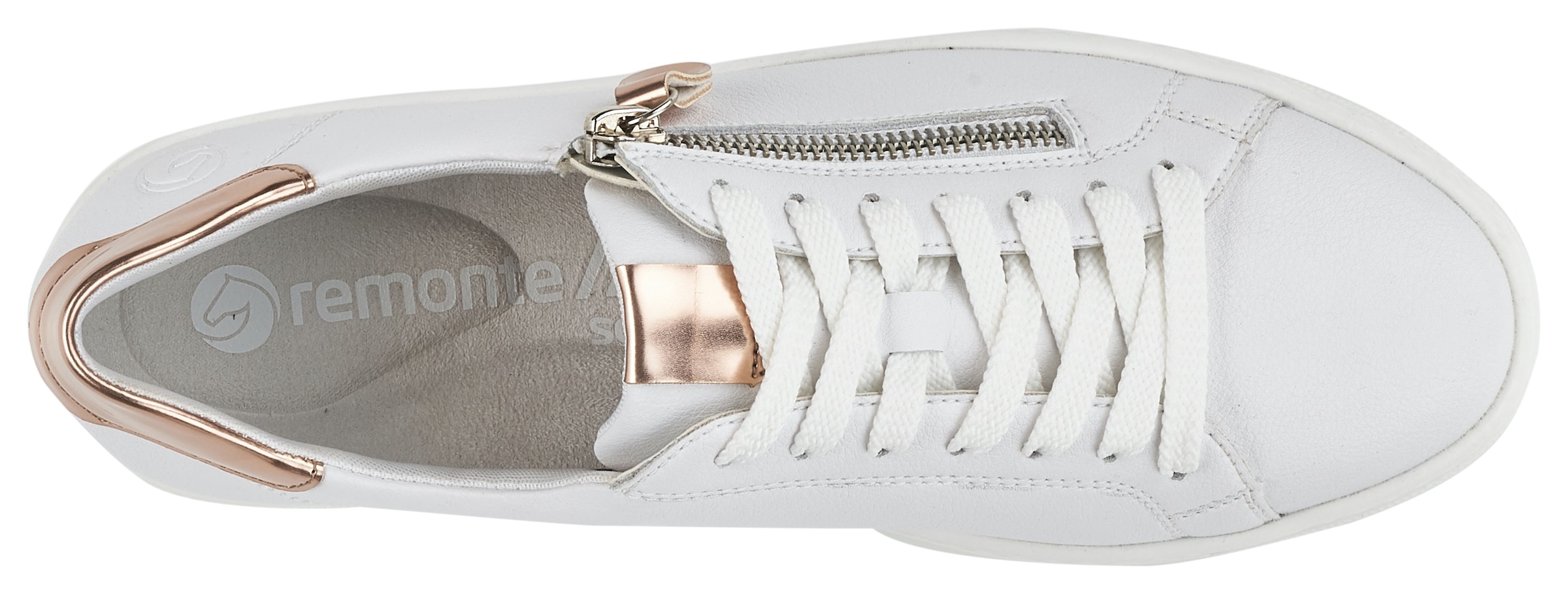 Remonte Plateausneaker, mit Soft-Foam Fußbett, Freizeitschuh, Halbschuh, Schnürschuh