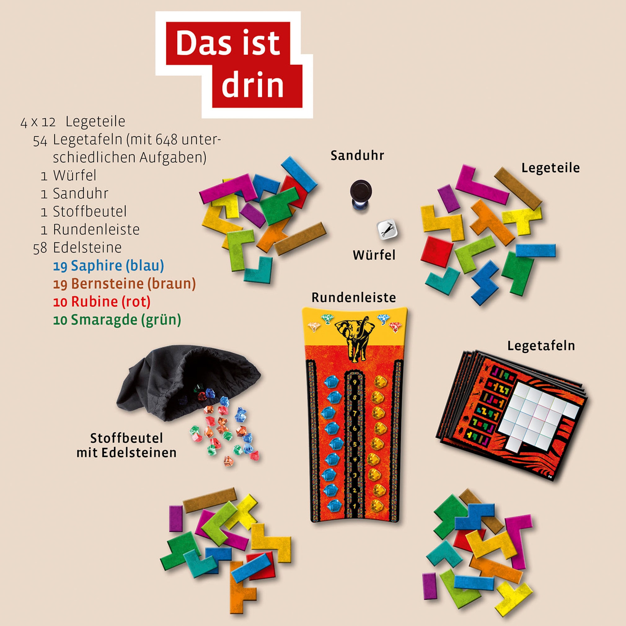 Kosmos Spiel »Ubongo! Classic 2022«, Made in Germany