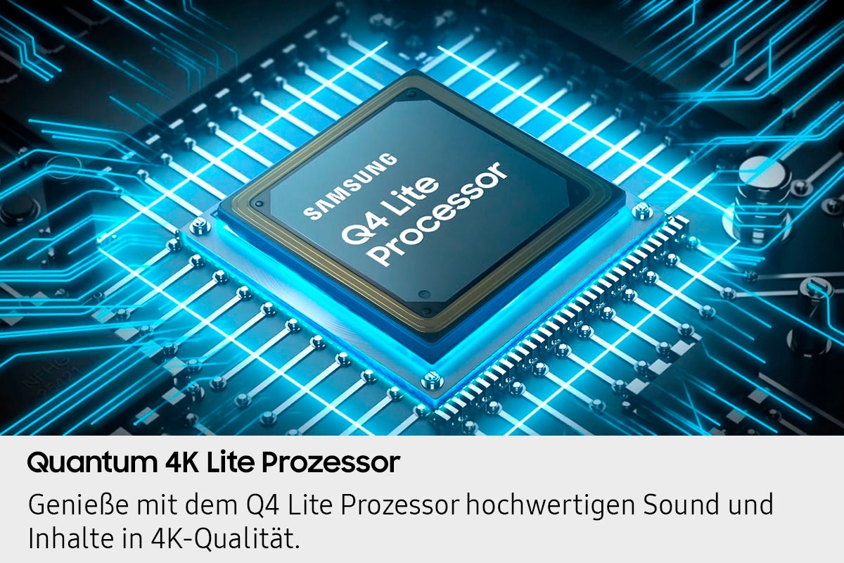Samsung QLED-Fernseher »GQ75Q6FAAU«, 4K Ultra HD, Smart-TV, Quantum HDR, Knox Security, Art Store, 3D Sound, Gaming Hub, AI TV