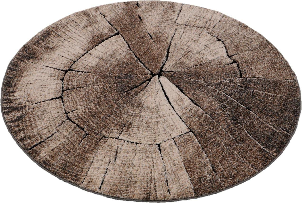 merinos Teppich "Ibiza 605" rund 13 mm Höhe Wohnzimmer