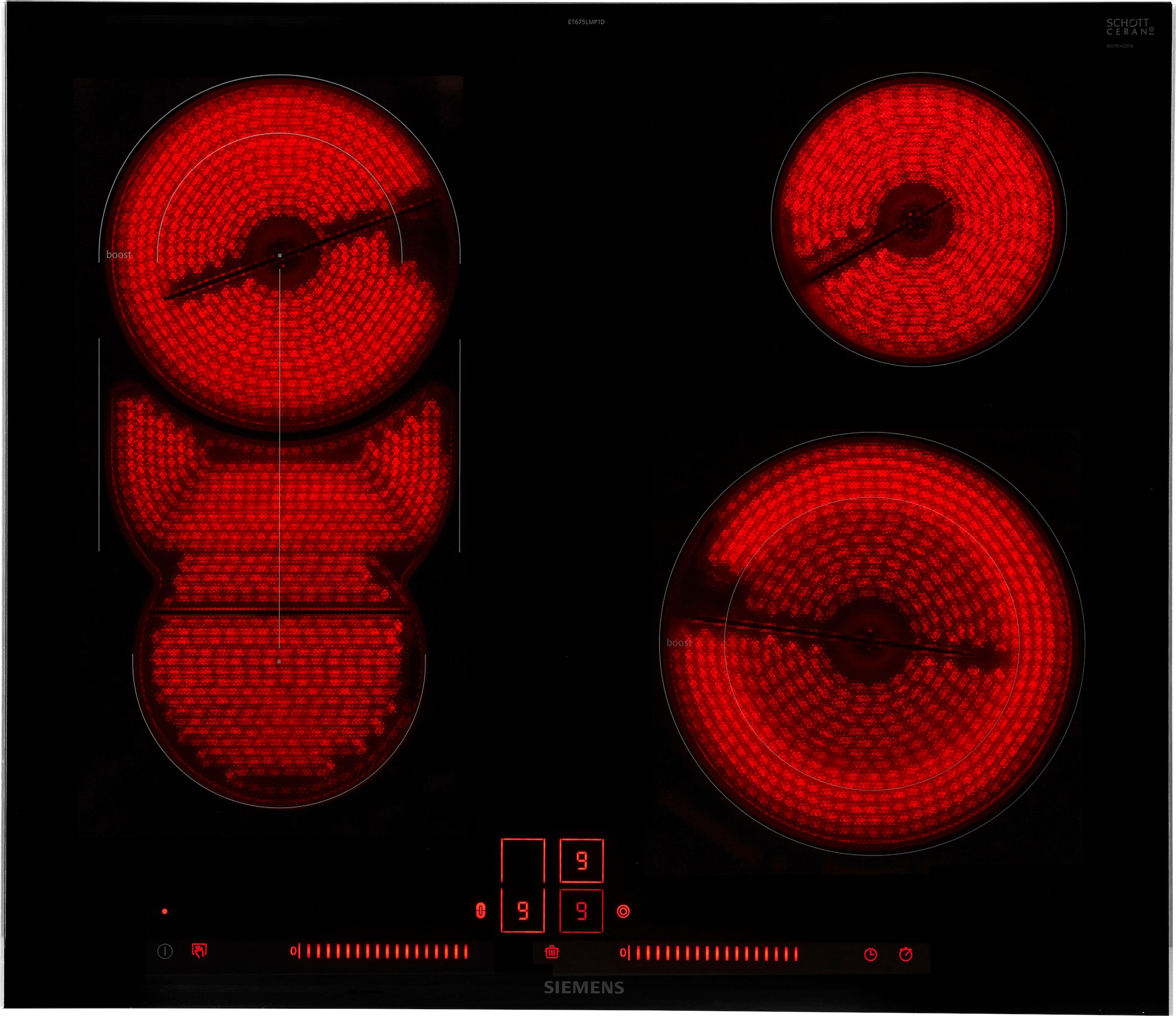 SIEMENS Elektro-Kochfeld von SCHOTT CERAN® »ET675LMP1D«, ET675LMP1D