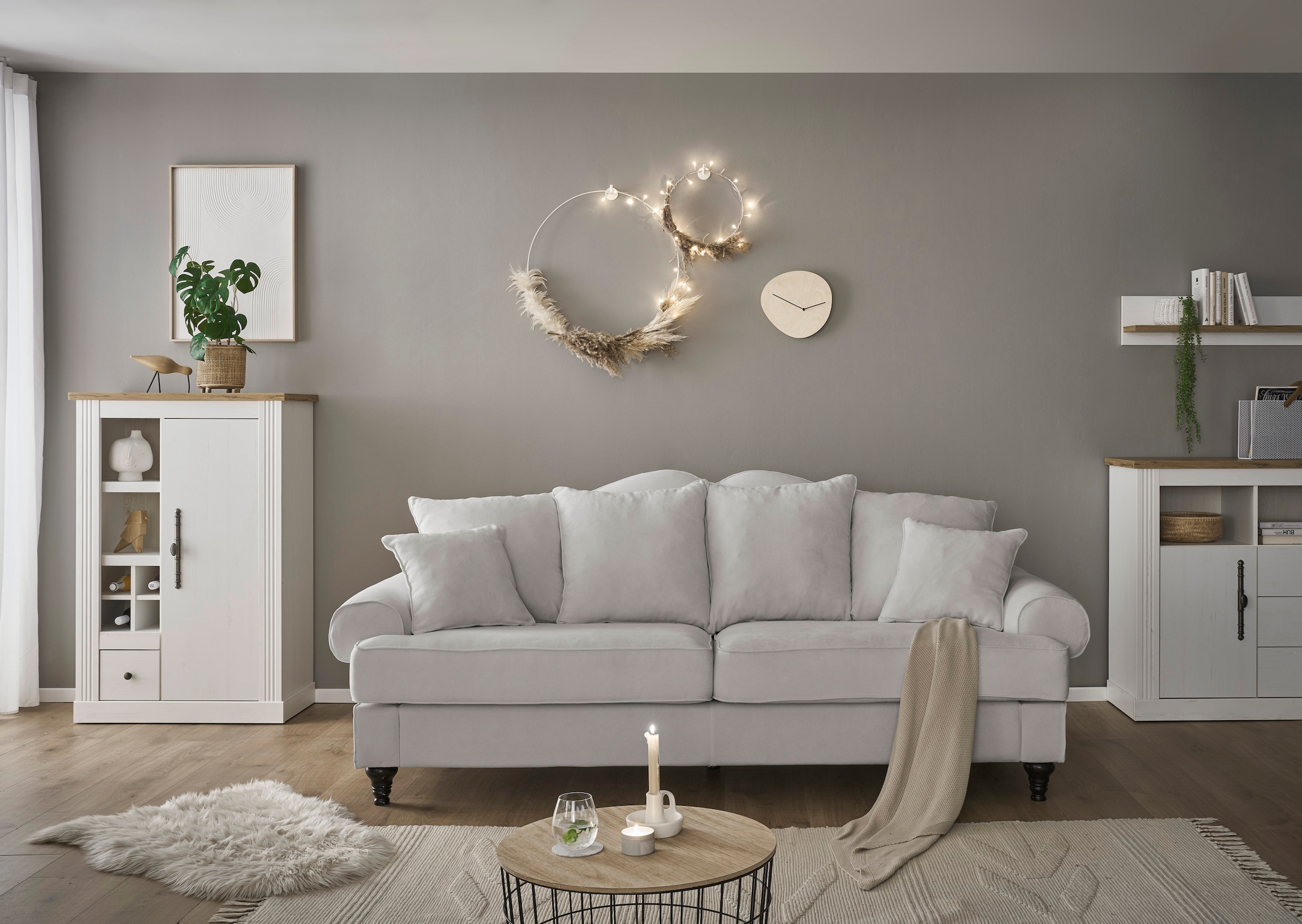 Home affaire 3,5-Sitzer »WESTMINSTER« mit Federkern-Polsterung