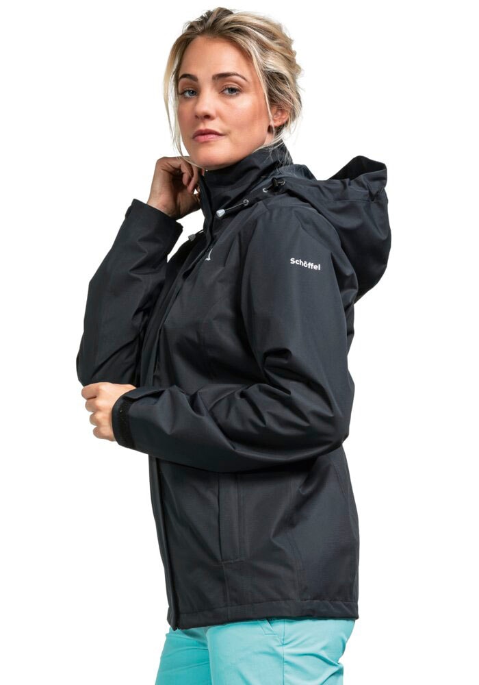 Schöffel Funktionsjacke »Jacket Gmund L«, mit Kapuze, Winddicht & Wasserdicht & Atmungsaktiv